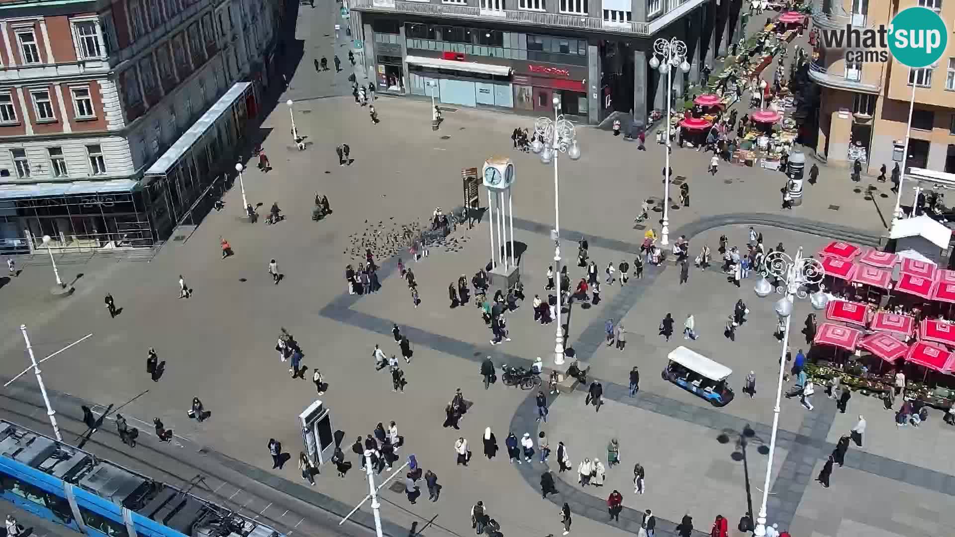 Piazza Ban Jelačić livecam Zagreb – Hotel Dubrovnik