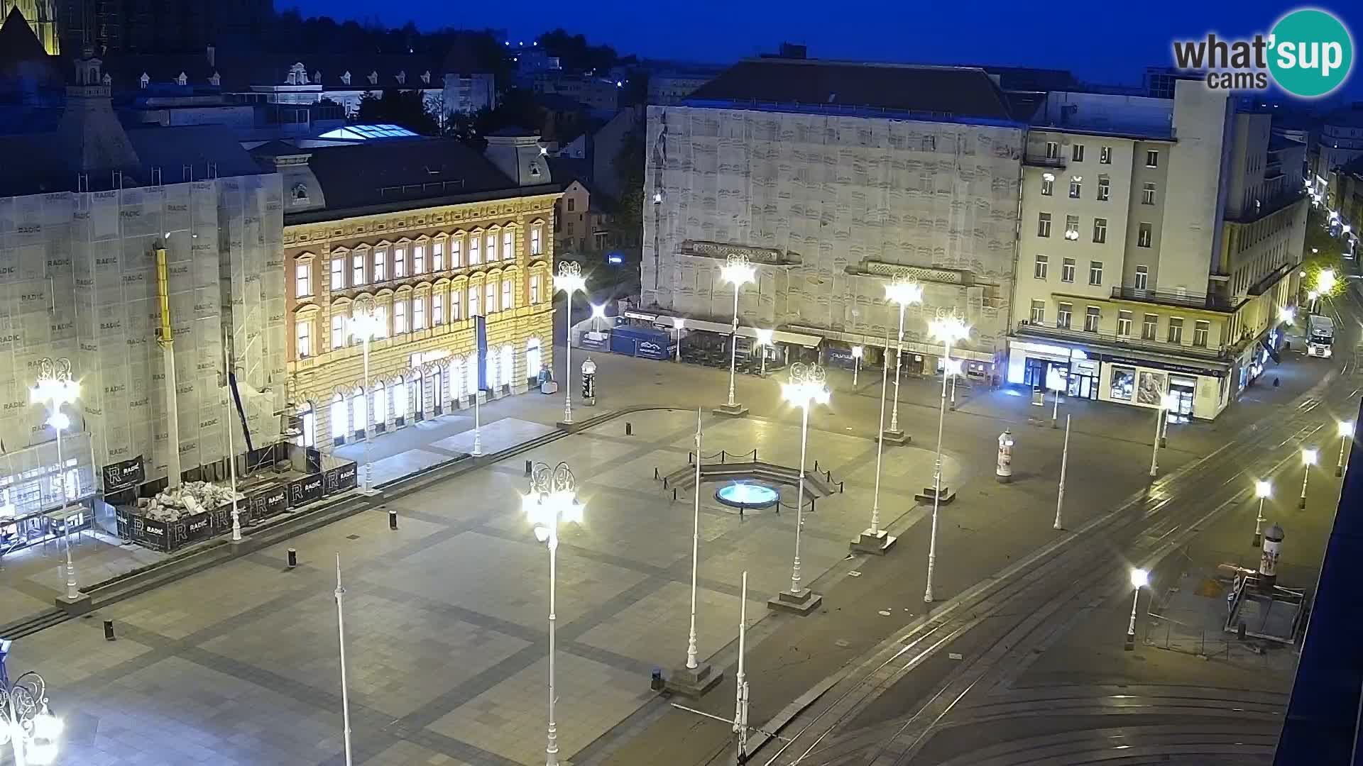 Ban Jelačić Platz  Live webcam Zagreb – Hotel Dubrovnik