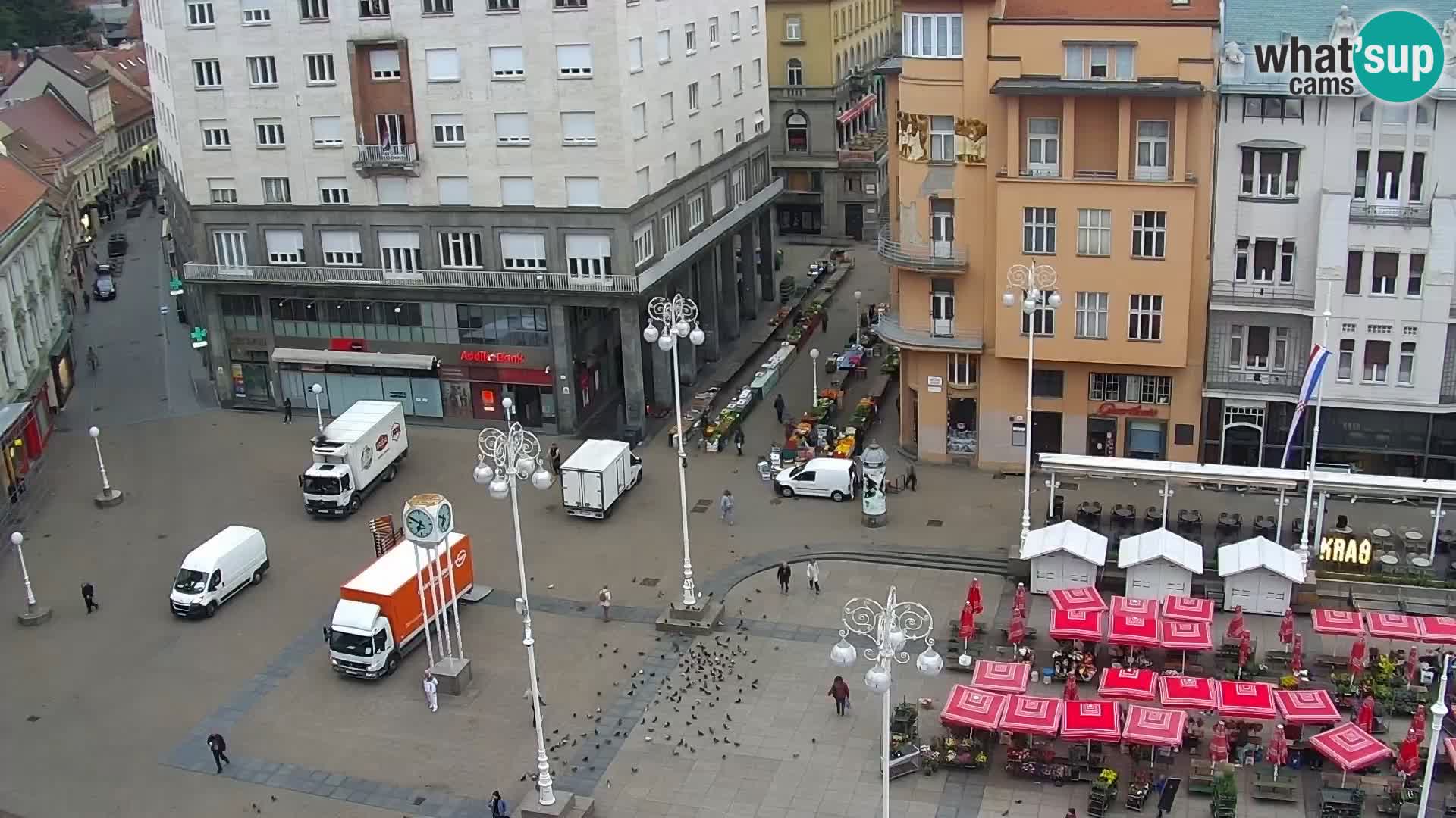 LIVE Webcam Zagreb Hotel Dubrovnik | Ban Jelačić square