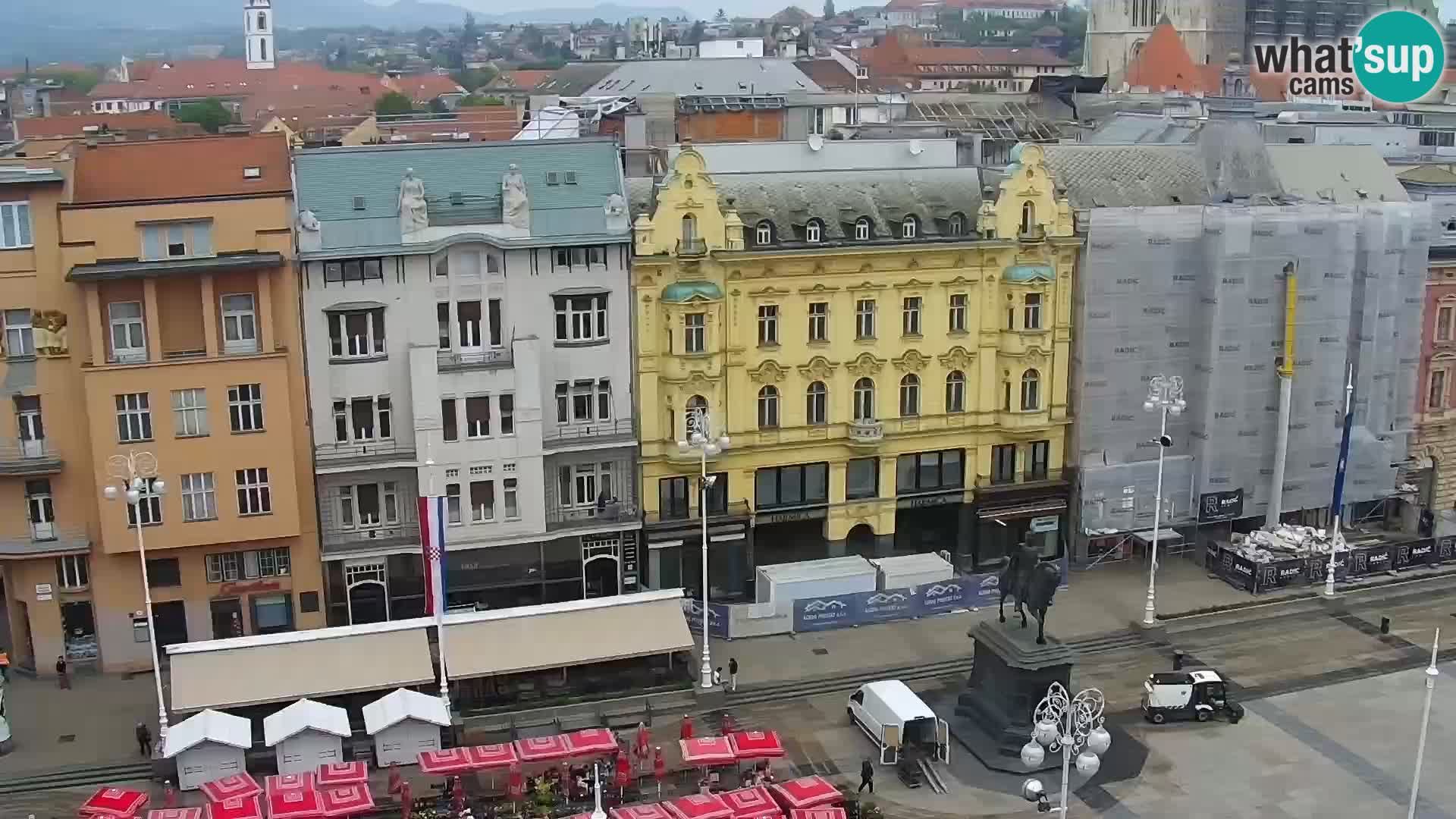 LIVE Webcam Zagreb Hotel Dubrovnik | Ban Jelačić square