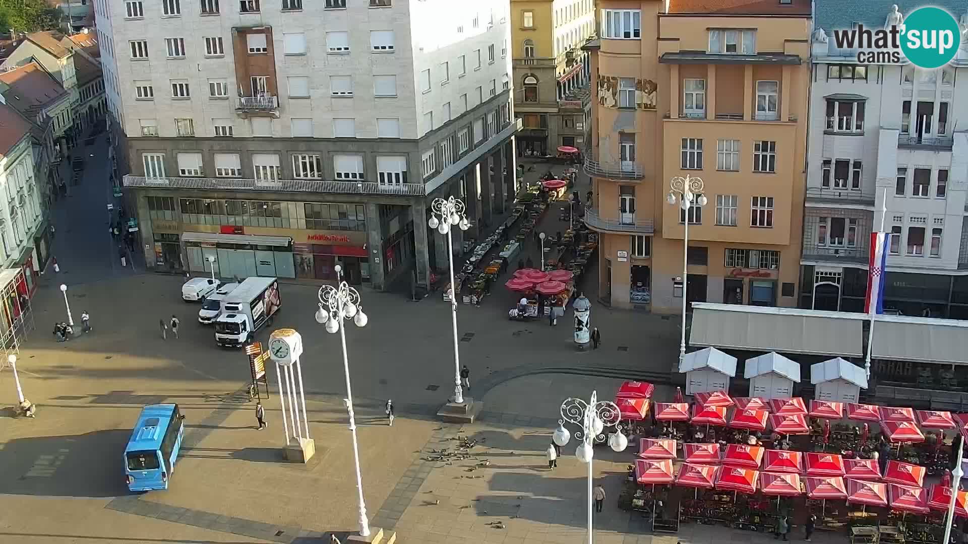 LIVE Webcam Zagreb Hotel Dubrovnik | Ban Jelačić square