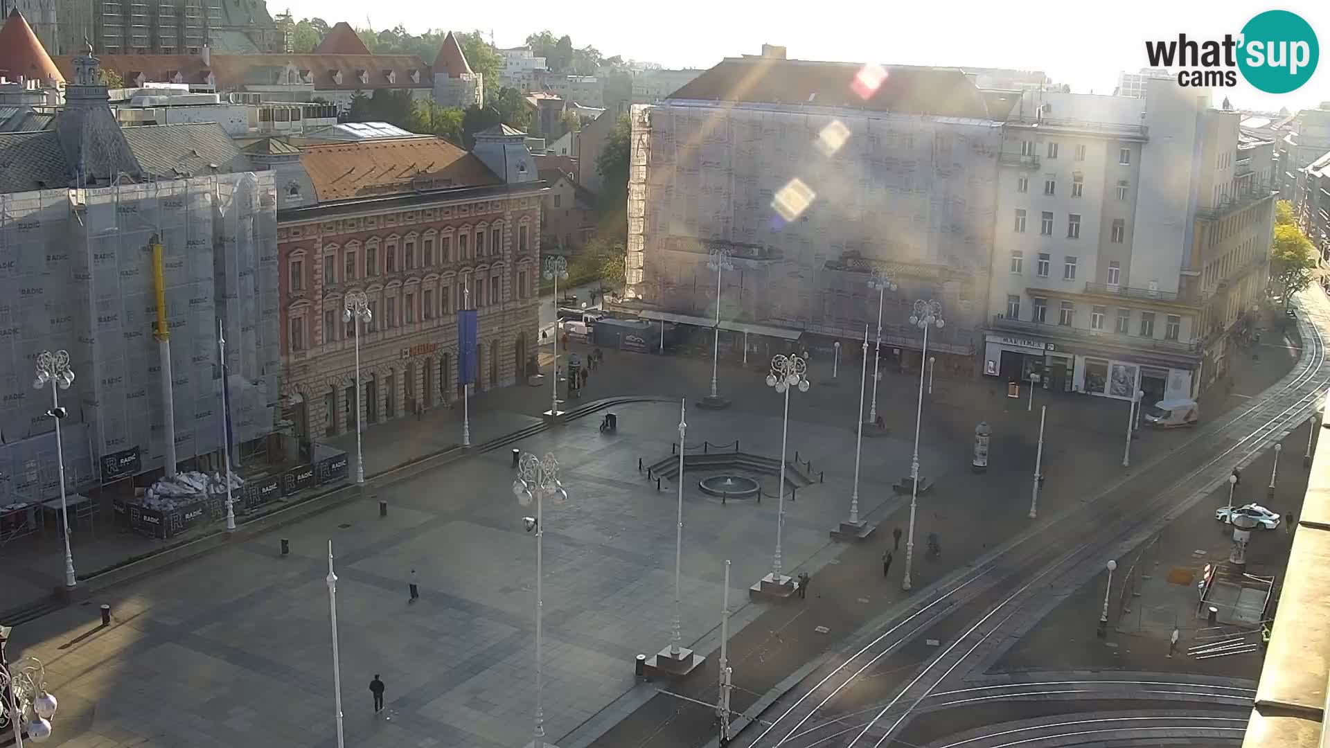 Plaza Ban Jelačić camera en vivo Zagreb – Hotel Dubrovnik