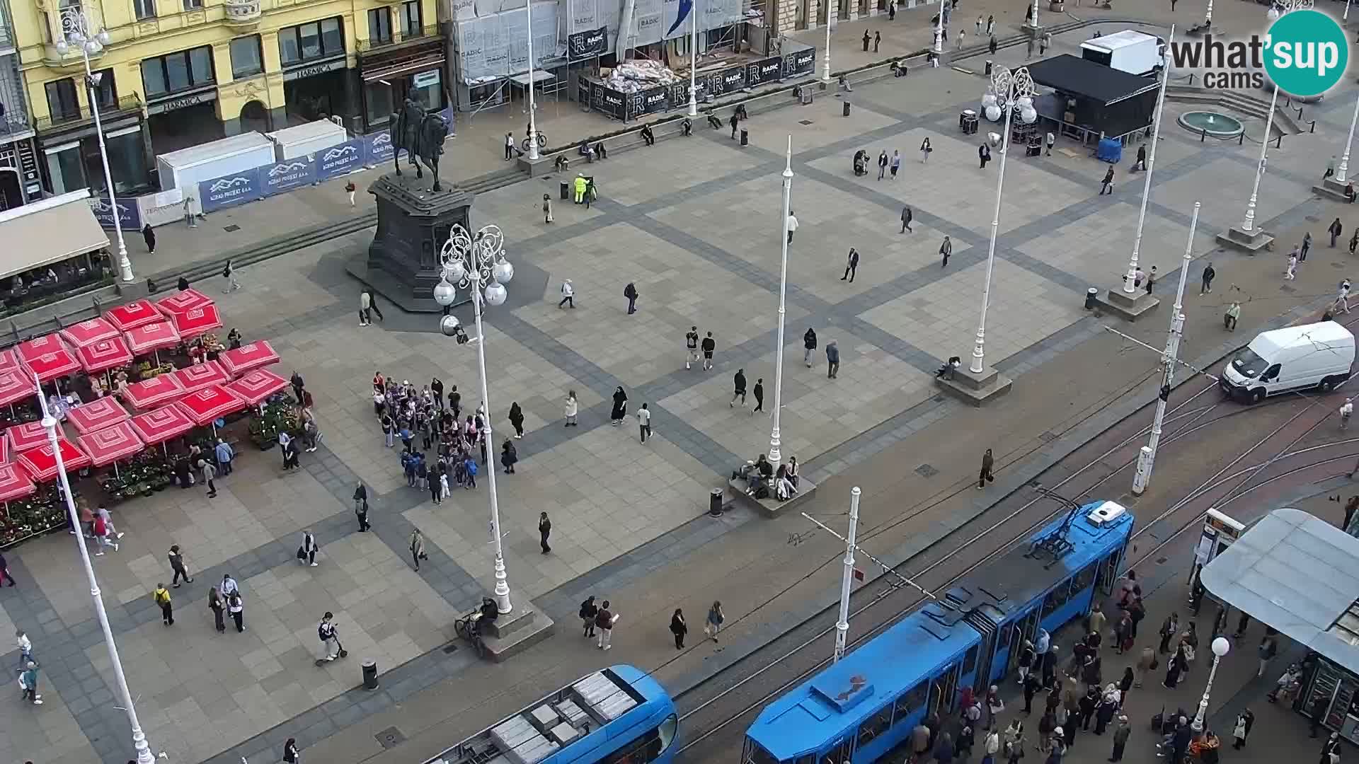 LIVE Webcam Zagreb Hotel Dubrovnik | Ban Jelačić square