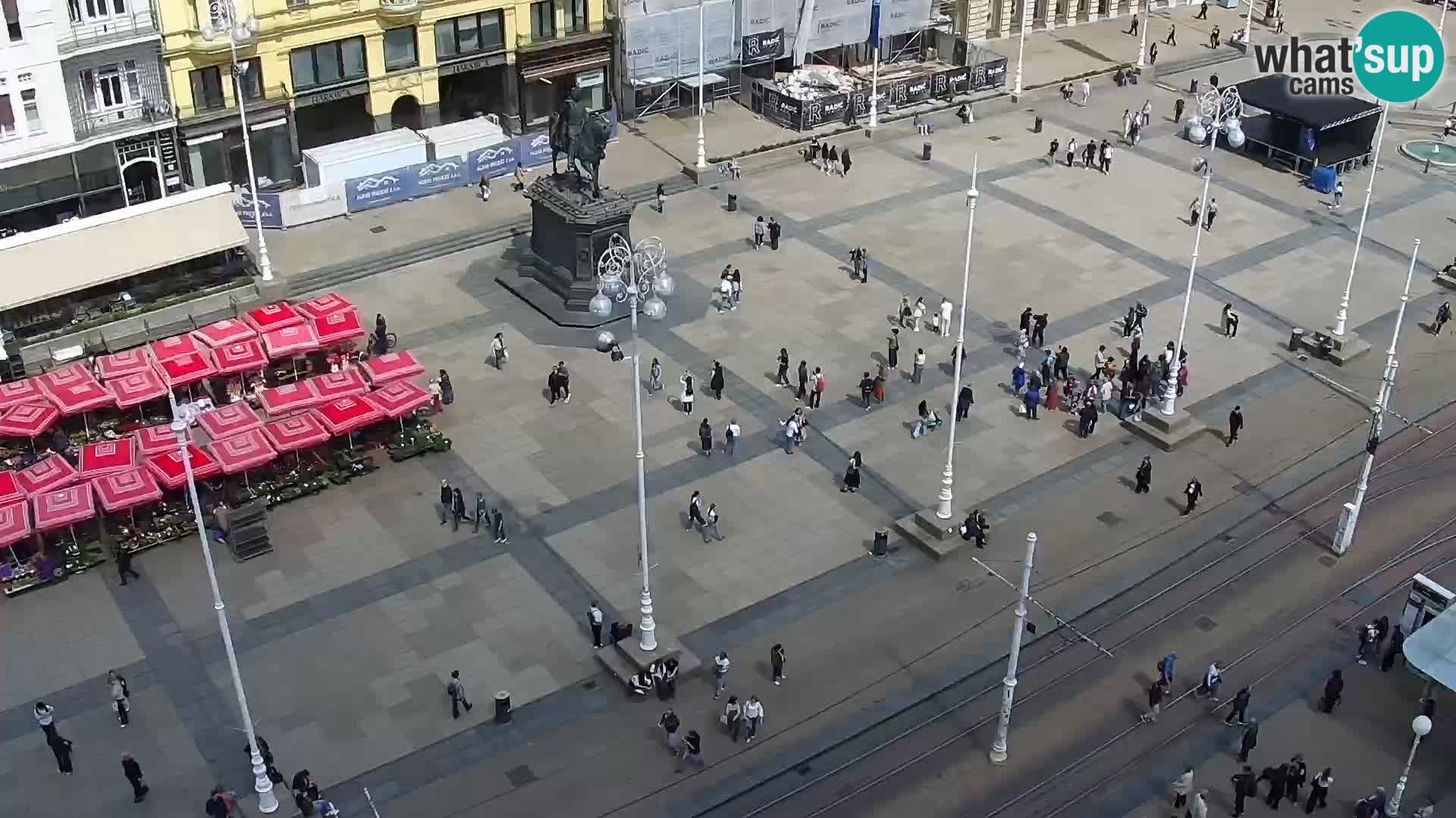 Ban Jelačić Platz  Live webcam Zagreb – Hotel Dubrovnik