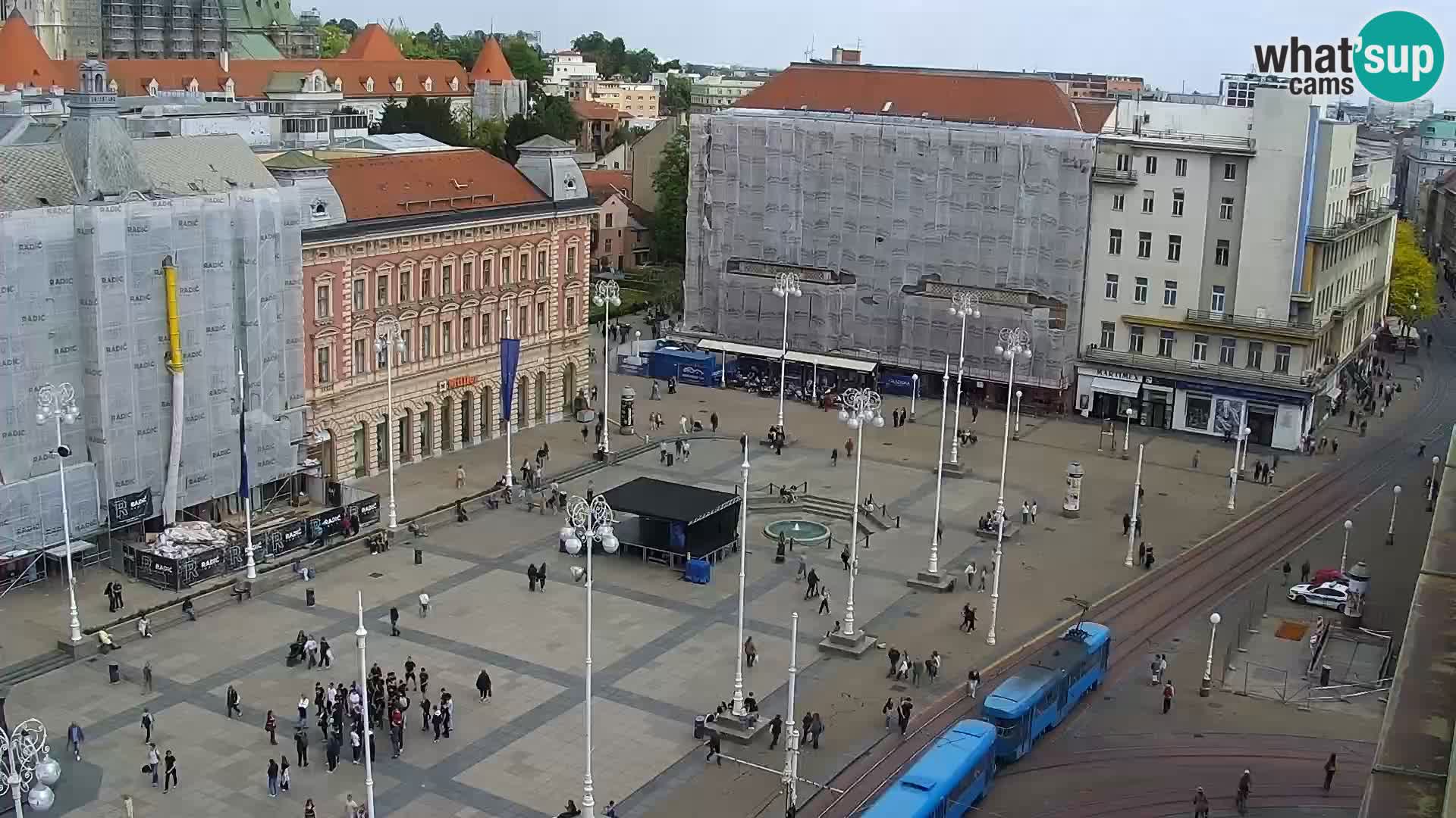 Ban Jelačić live cam Zagreb – Hotel Dubrovnik