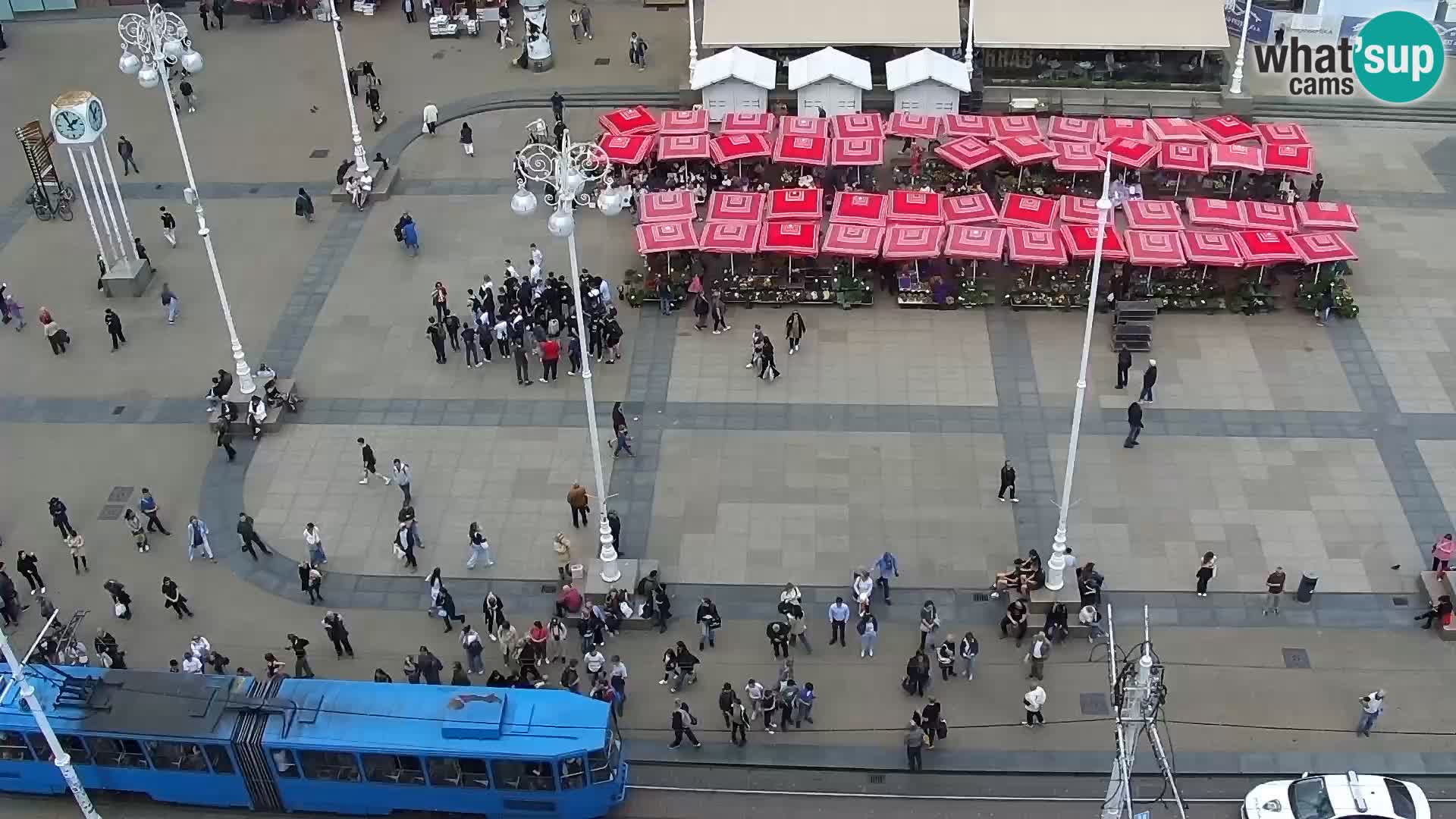 LIVE Webcam Zagreb Hotel Dubrovnik | Ban Jelačić square