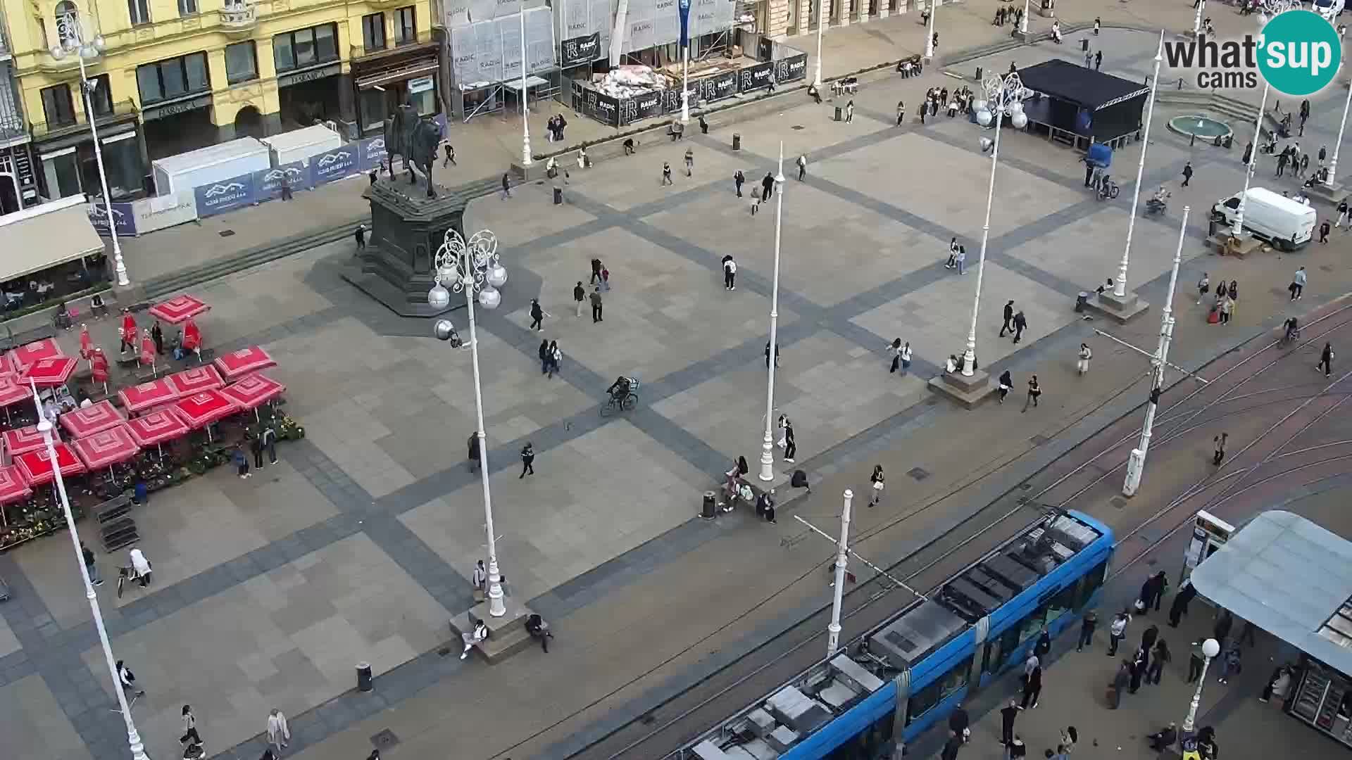 LIVE Webcam Zagreb Hotel Dubrovnik | Ban Jelačić square