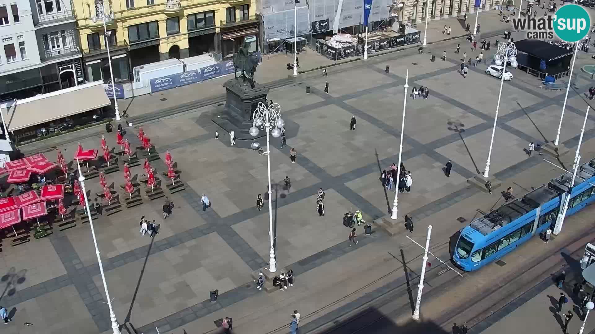 Ban Jelačić Platz  Live webcam Zagreb – Hotel Dubrovnik
