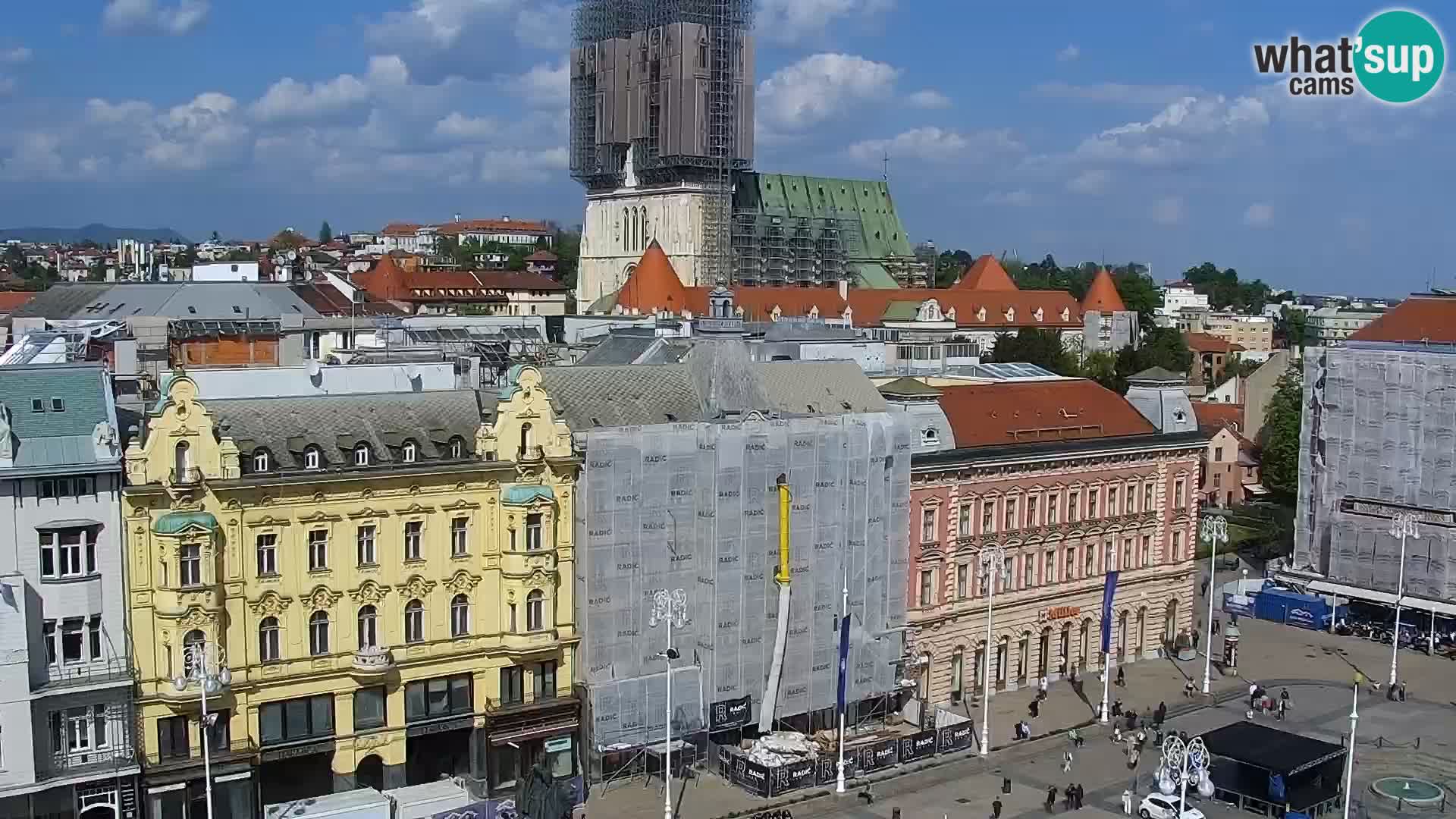 Ban Jelačić Platz  Live webcam Zagreb – Hotel Dubrovnik