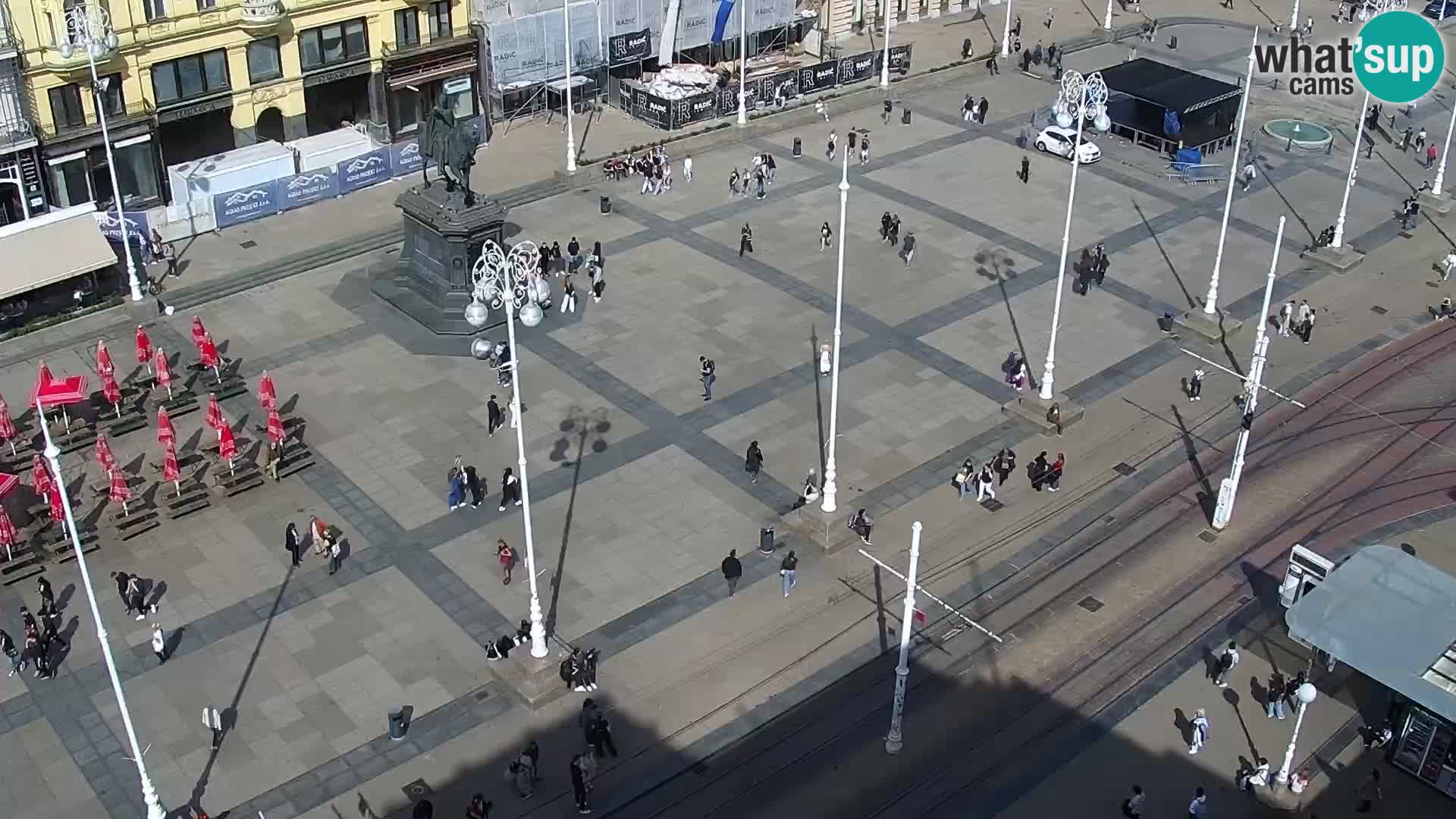 Plaza Ban Jelačić camera en vivo Zagreb – Hotel Dubrovnik