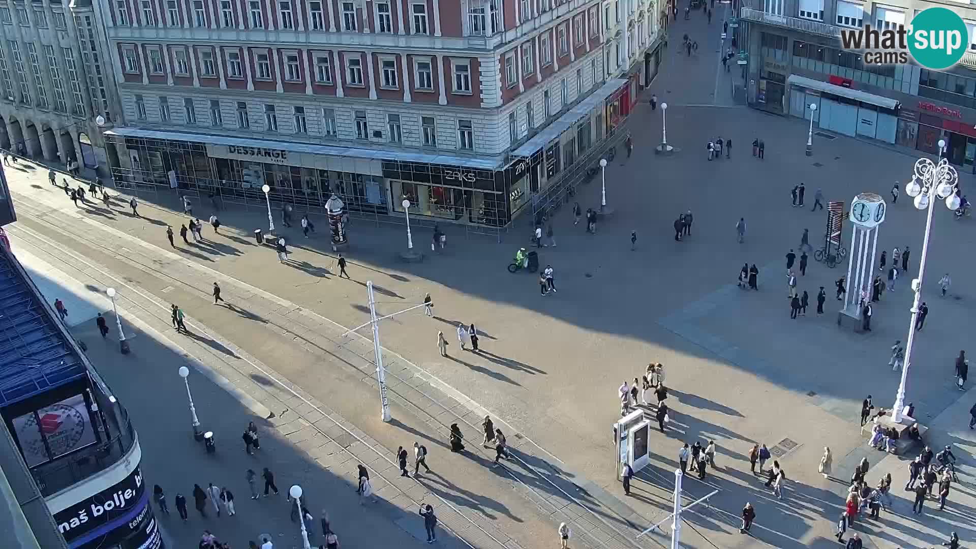 Piazza Ban Jelačić livecam Zagreb – Hotel Dubrovnik