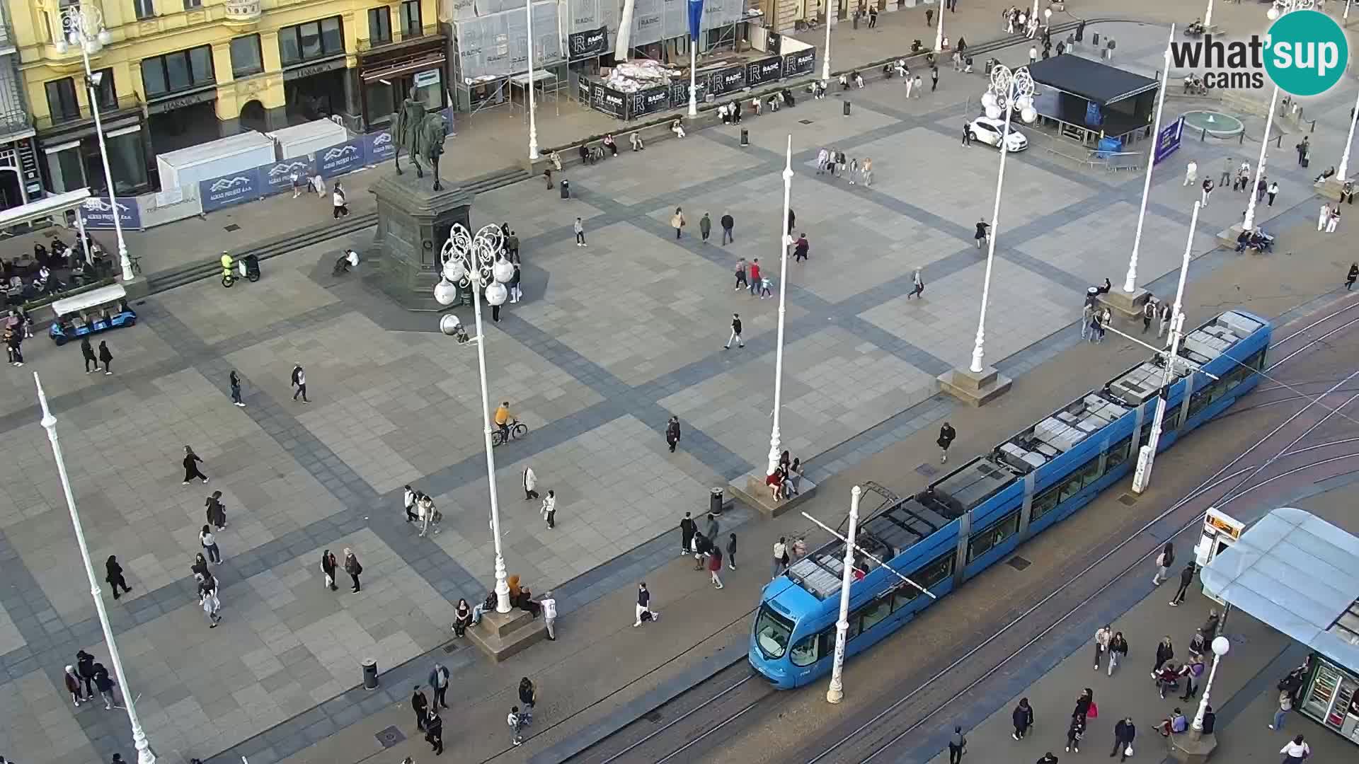 LIVE Webcam Zagreb Hotel Dubrovnik | Ban Jelačić square