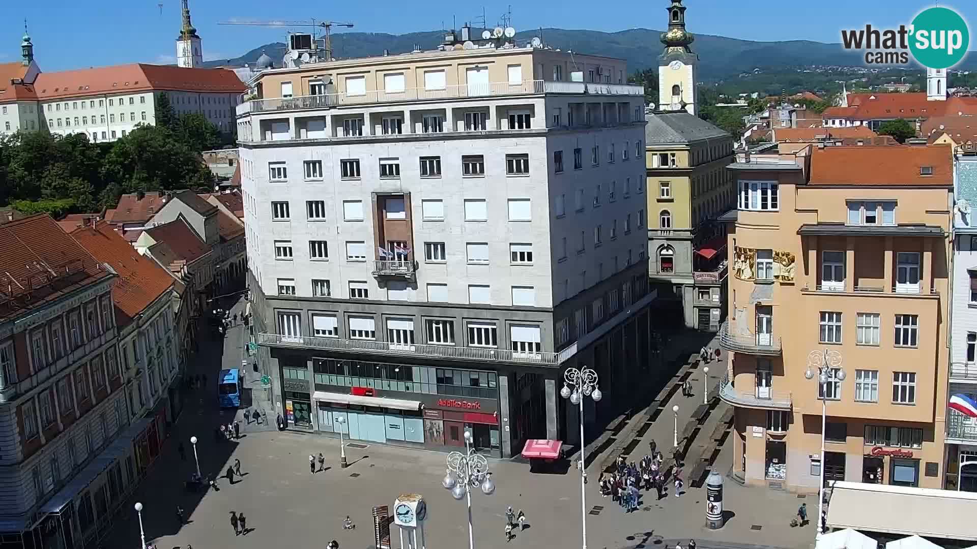 Ban Jelačić Platz  Live webcam Zagreb – Hotel Dubrovnik