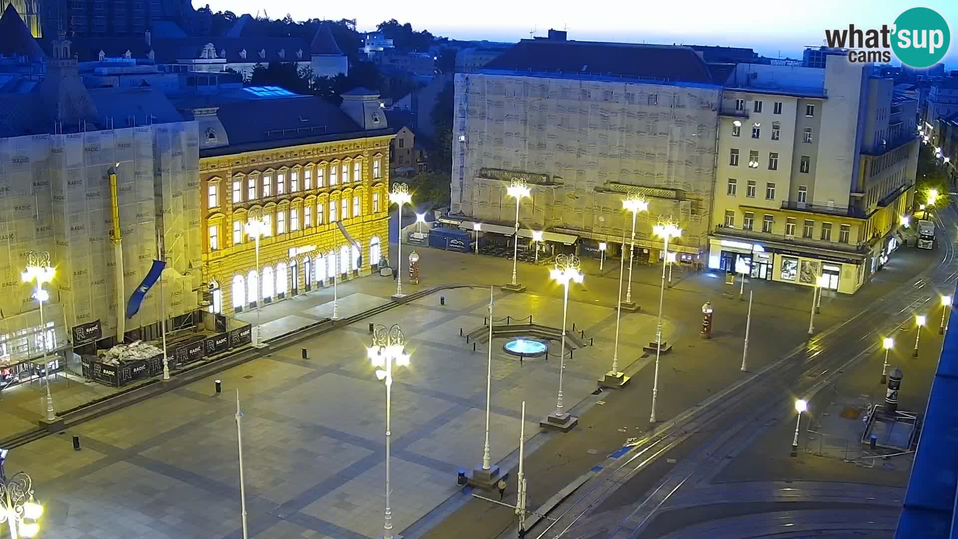 Trg Bana Jelačića web kamera Zagreb – Hotel Dubrovnik