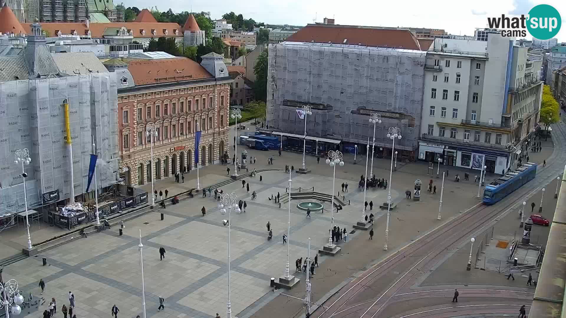 Ban Jelačić live cam Zagreb – Hotel Dubrovnik
