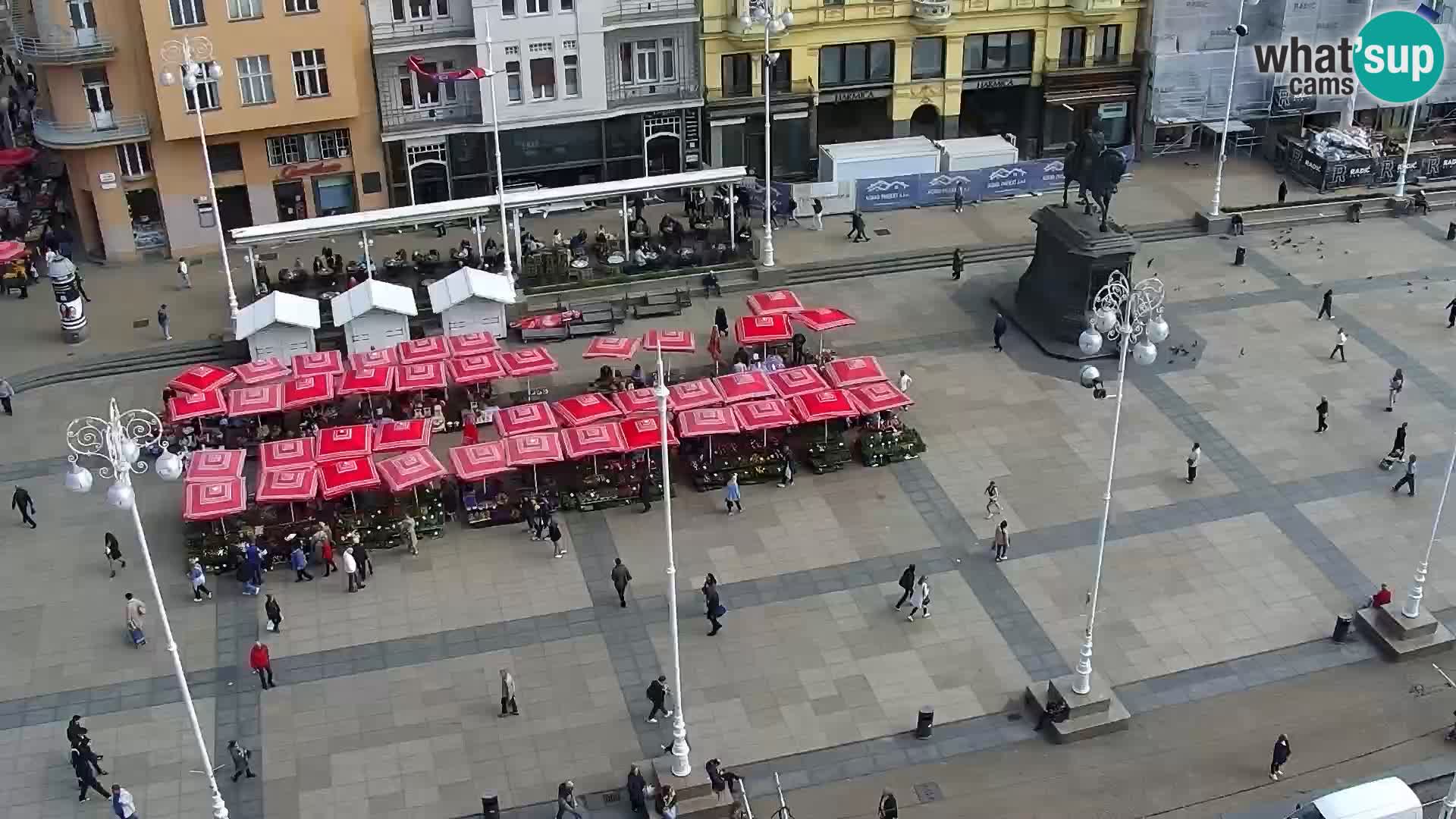 LIVE Webcam Zagreb Hotel Dubrovnik | Ban Jelačić square