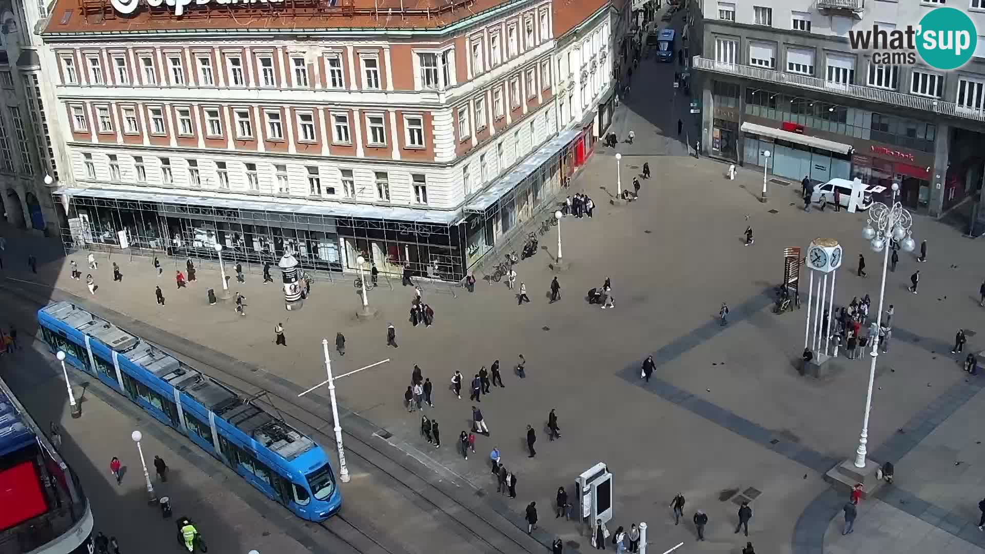 Trg Bana Jelačića web kamera Zagreb – Hotel Dubrovnik