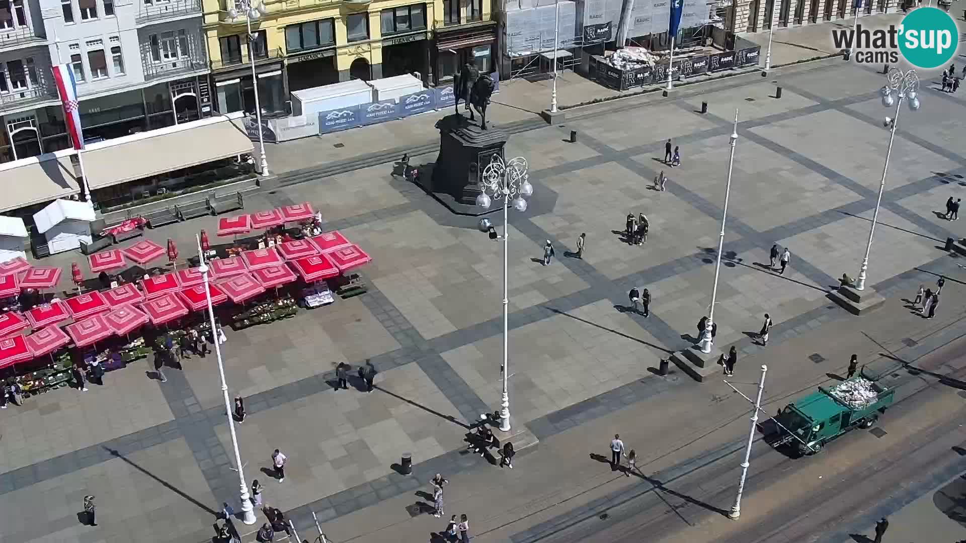 LIVE Webcam Zagreb Hotel Dubrovnik | Ban Jelačić square
