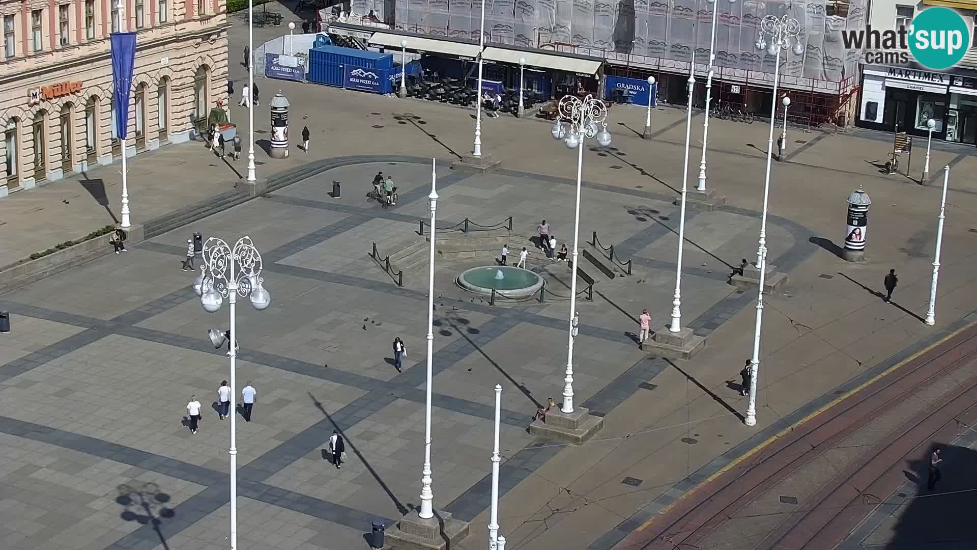 Ban Jelačić live cam Zagreb – Hotel Dubrovnik