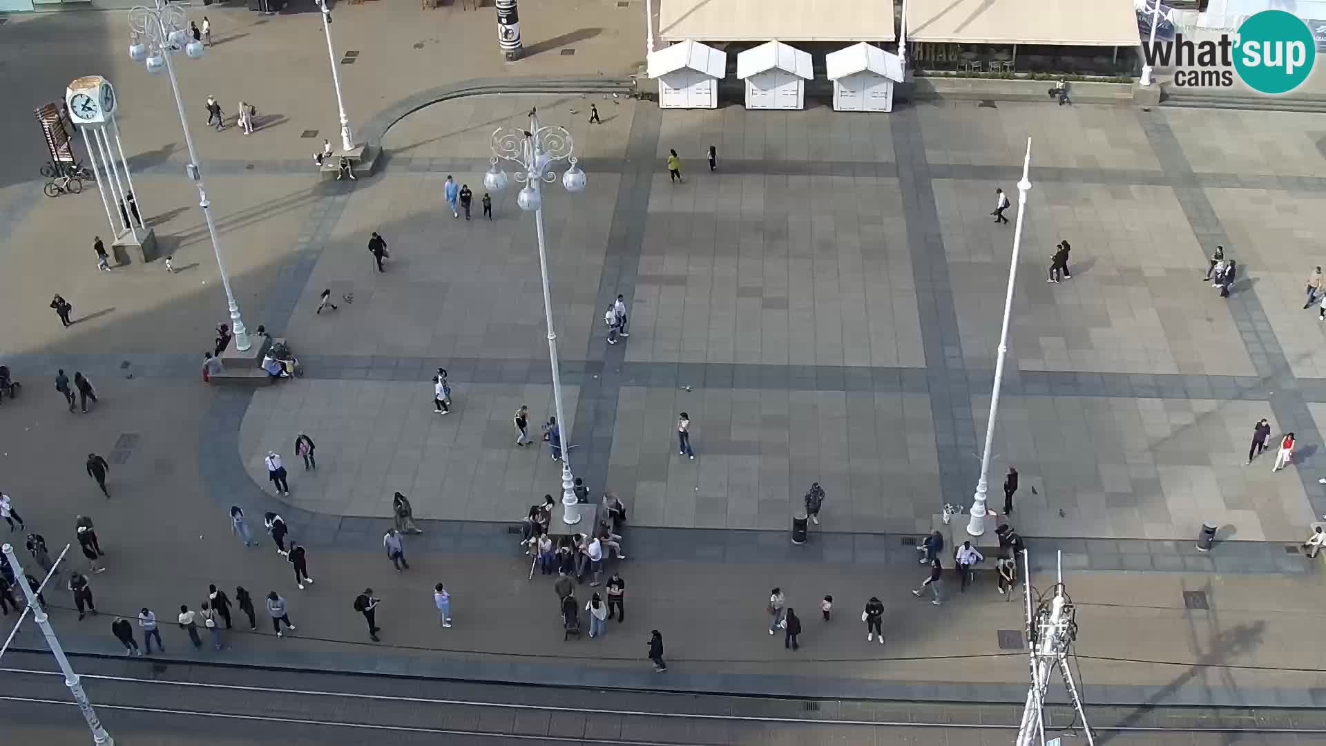 Trg Bana Jelačića v živo Zagreb – Hotel Dubrovnik