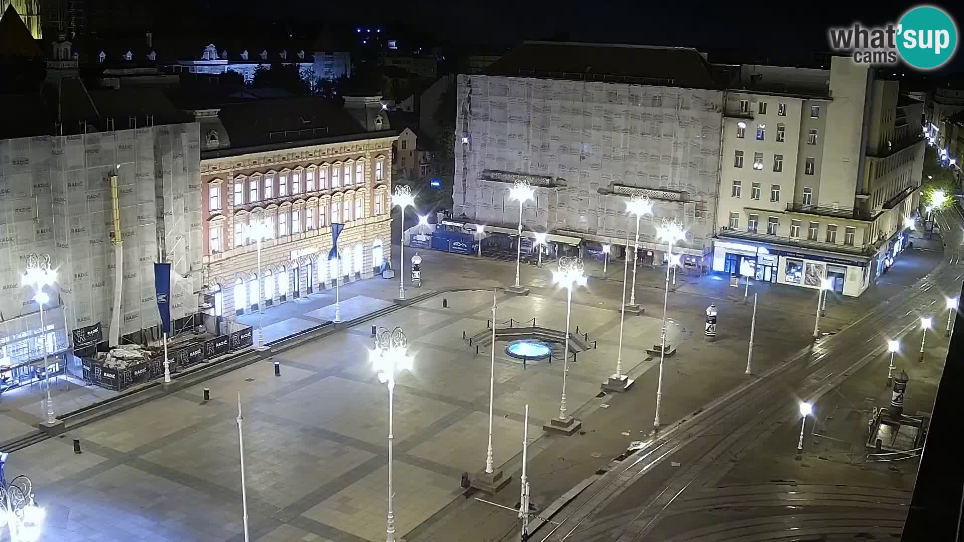 LIVE Webcam Zagreb Hotel Dubrovnik | Ban Jelačić square
