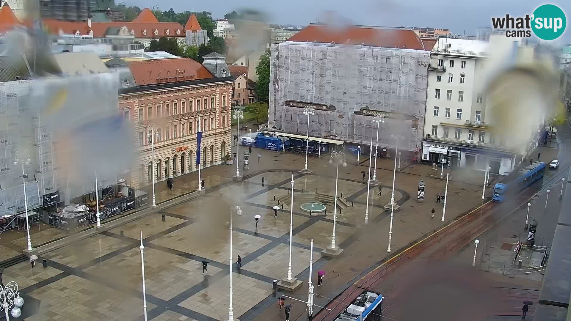 LIVE Webcam Zagreb Hotel Dubrovnik | Ban Jelačić square
