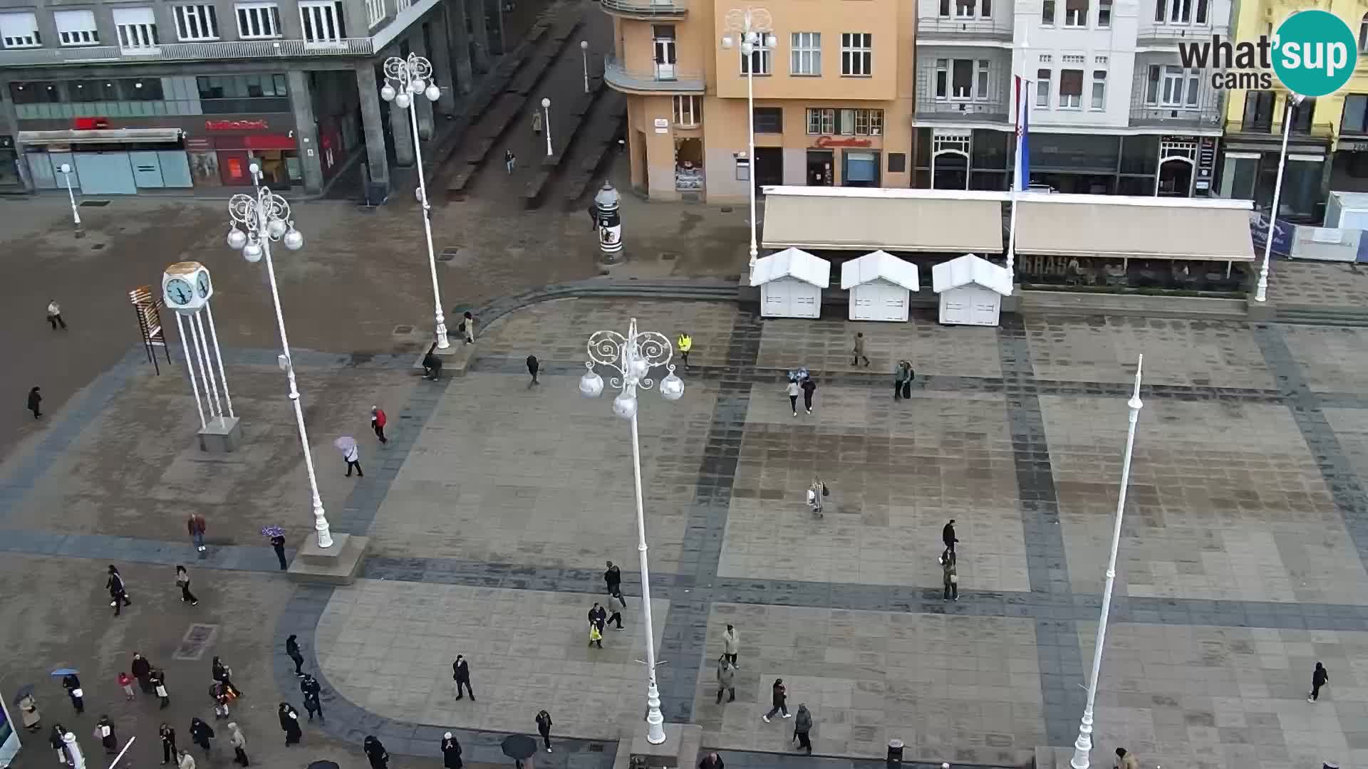 Ban Jelačić Platz  Live webcam Zagreb – Hotel Dubrovnik