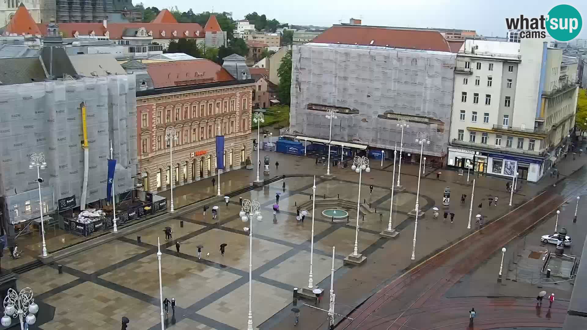 LIVE Webcam Zagreb Hotel Dubrovnik | Ban Jelačić square