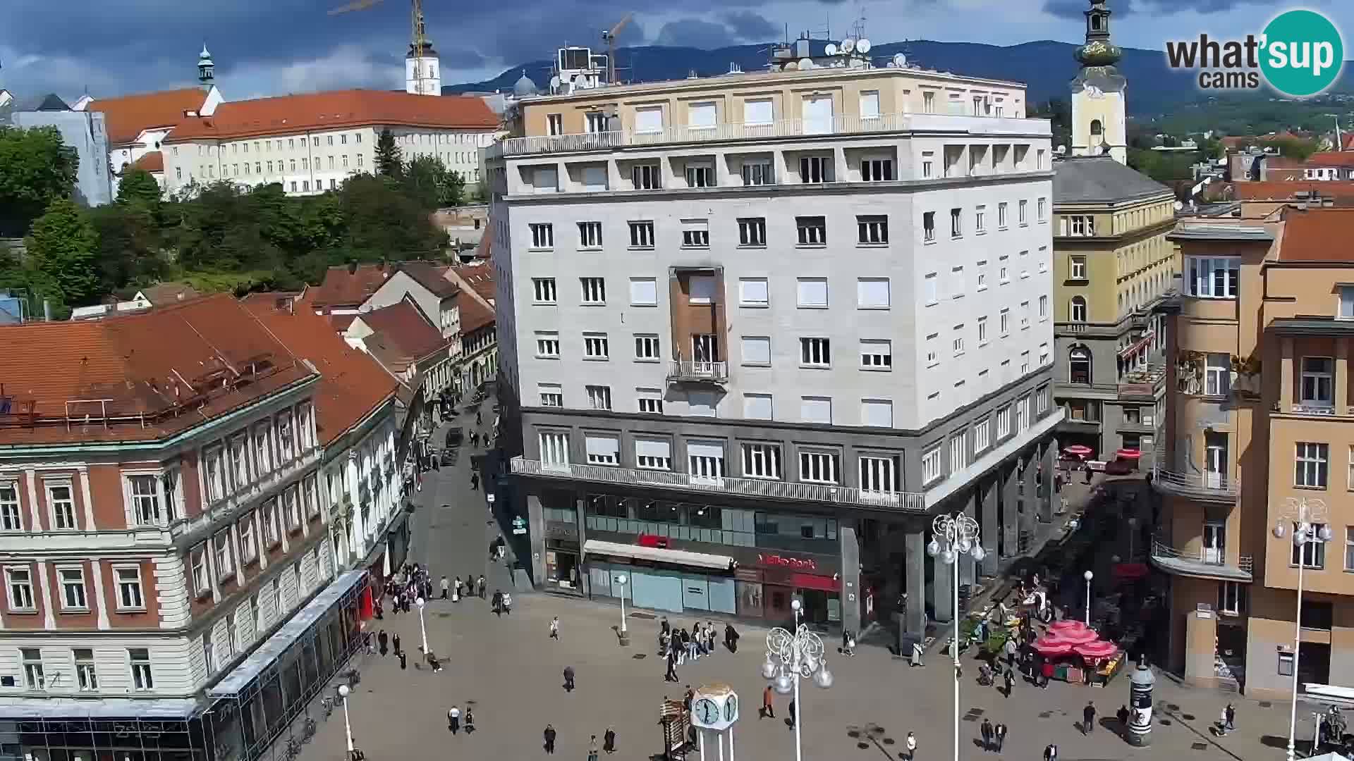 LIVE Webcam Zagreb Hotel Dubrovnik | Ban Jelačić square