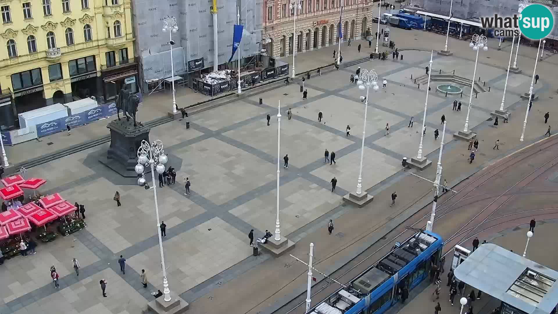 Ban Jelačić Platz  Live webcam Zagreb – Hotel Dubrovnik