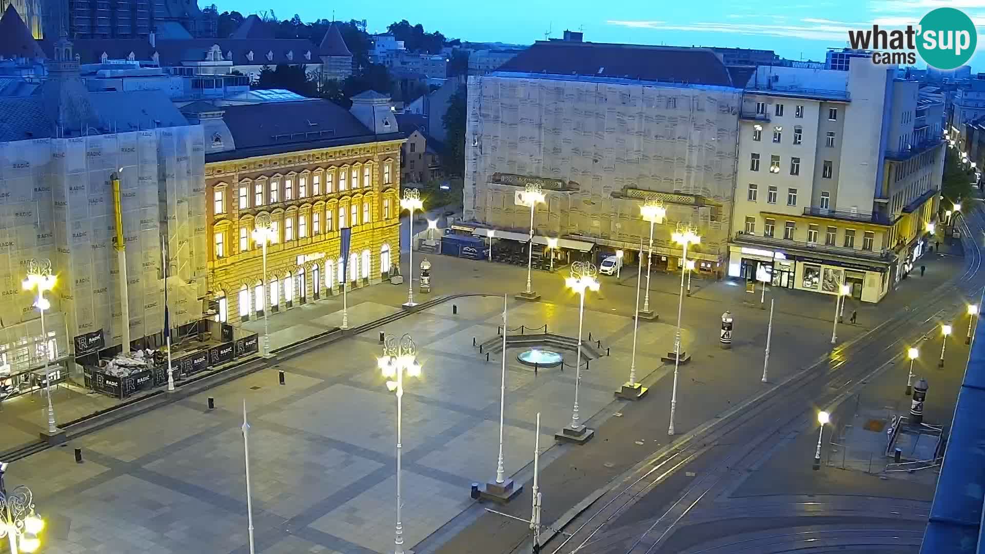 Ban Jelačić Platz  Live webcam Zagreb – Hotel Dubrovnik