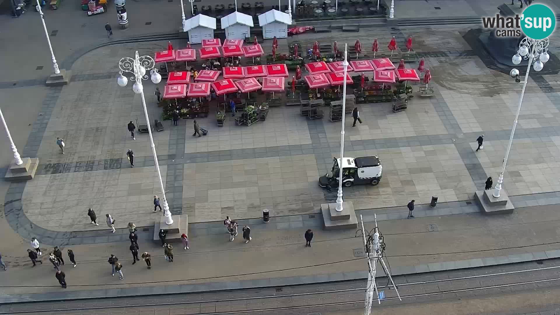 Ban Jelačić Platz  Live webcam Zagreb – Hotel Dubrovnik