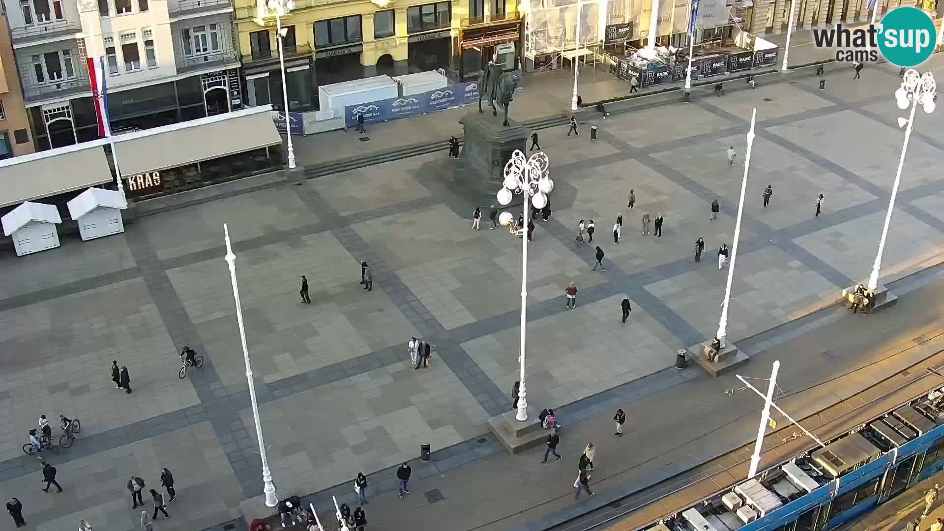 Plaza Ban Jelačić camera en vivo Zagreb – Hotel Dubrovnik