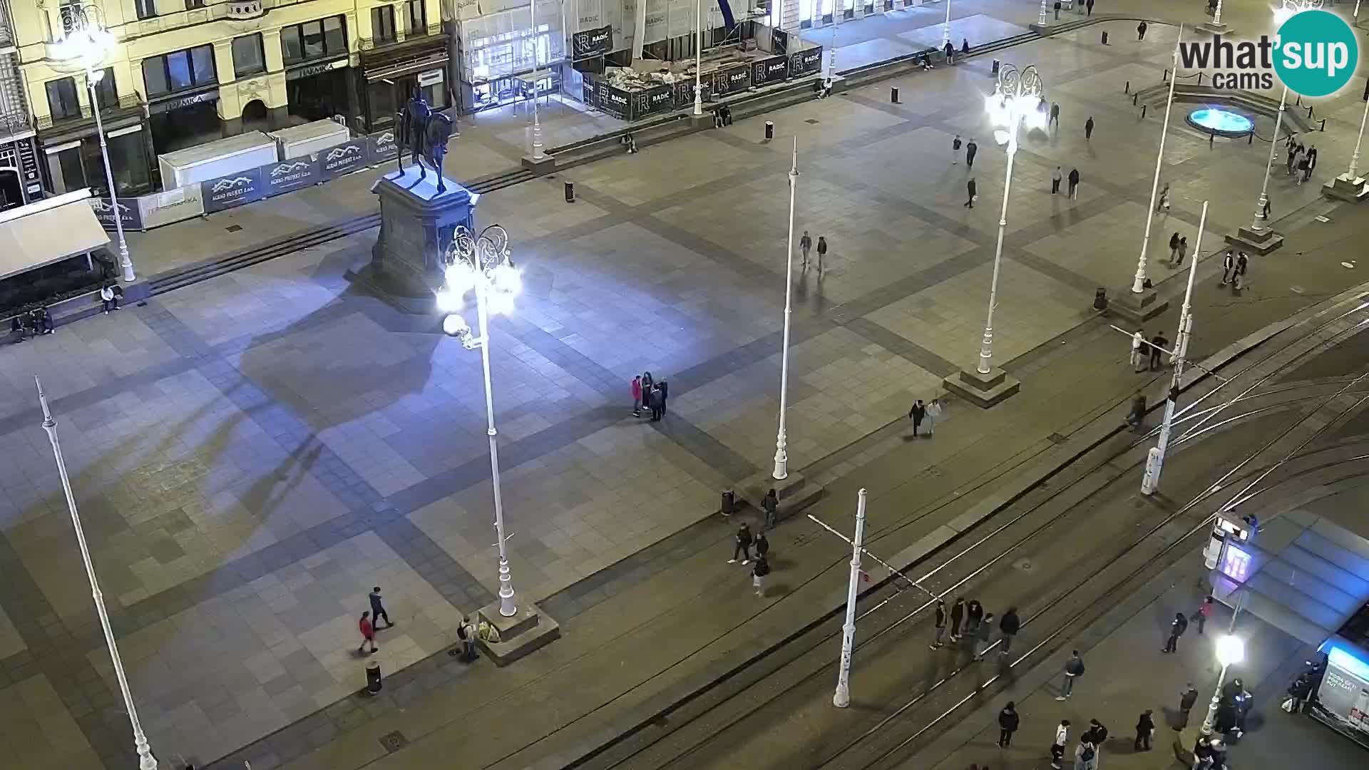 LIVE Webcam Zagreb Hotel Dubrovnik | Ban Jelačić square