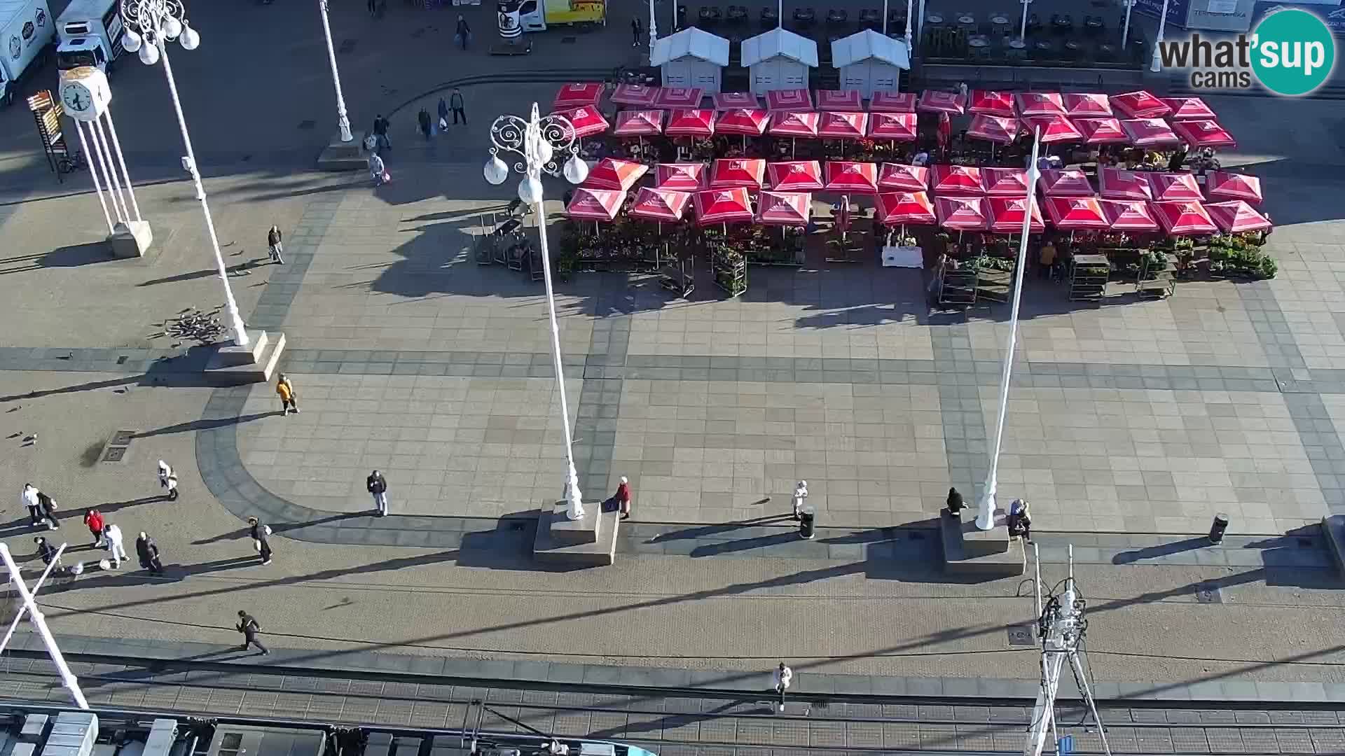 Ban Jelačić Platz  Live webcam Zagreb – Hotel Dubrovnik