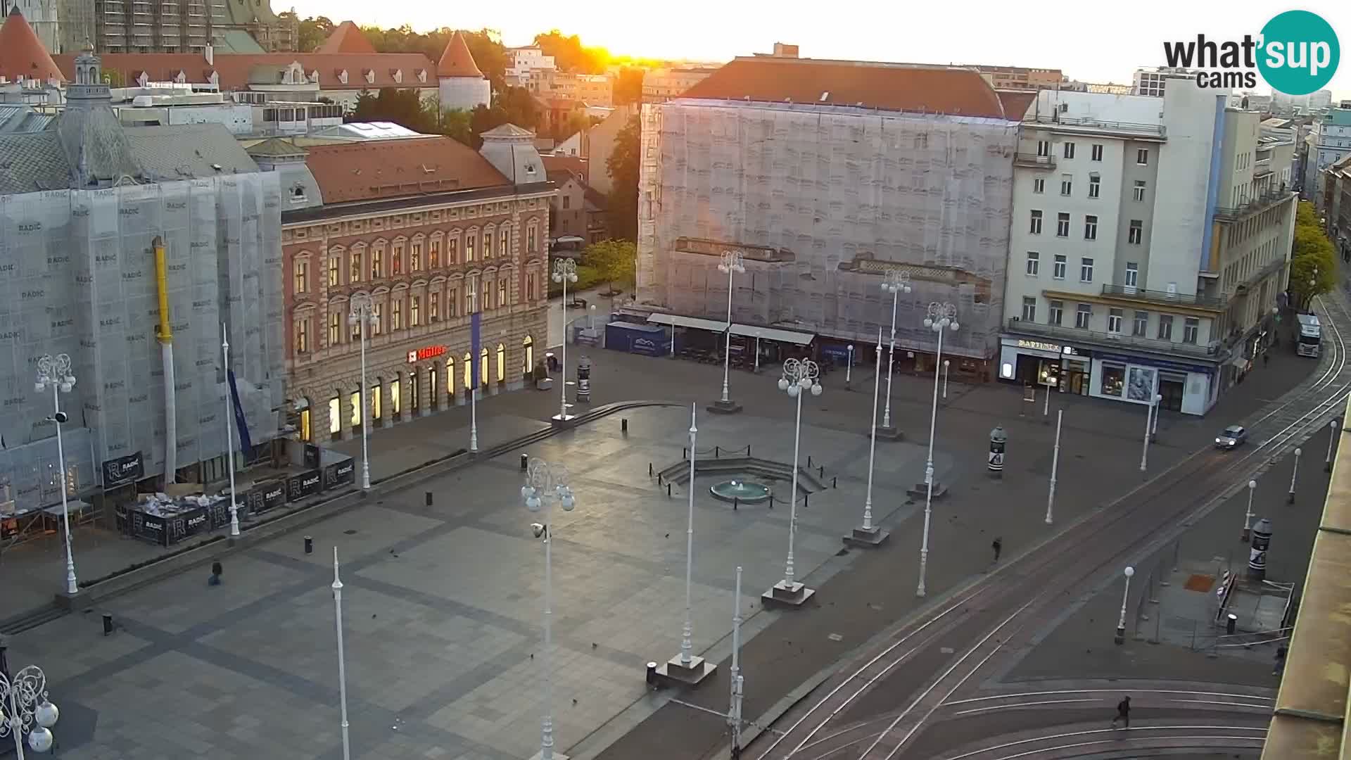 Ban Jelačić live cam Zagreb – Hotel Dubrovnik