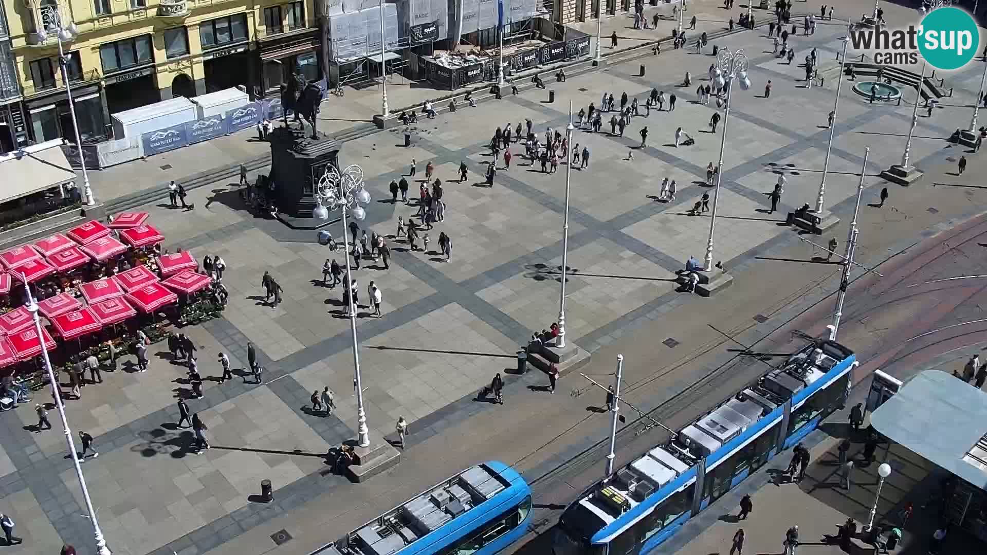 Plaza Ban Jelačić camera en vivo Zagreb – Hotel Dubrovnik