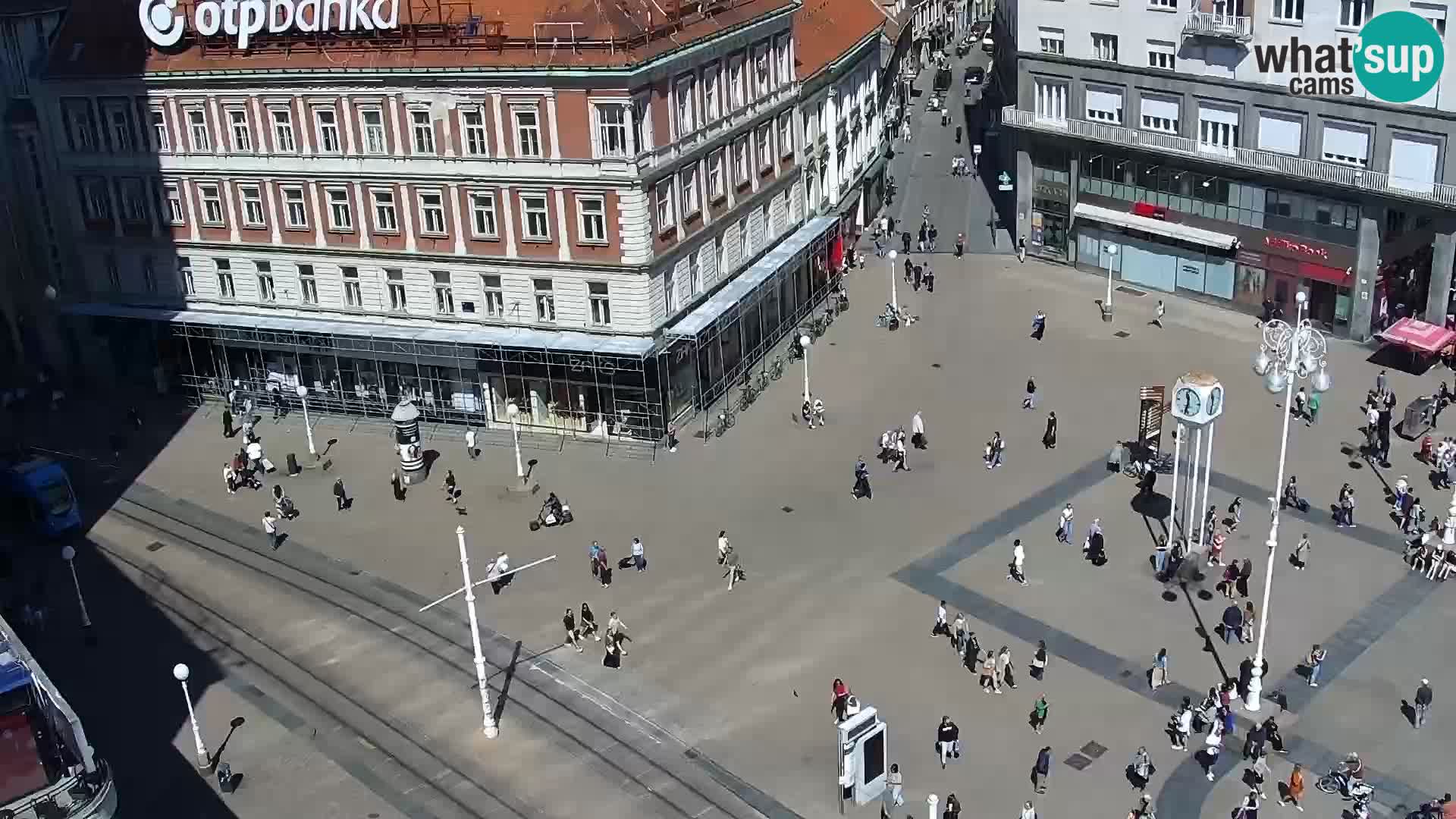 LIVE Webcam Zagreb Hotel Dubrovnik | Ban Jelačić square