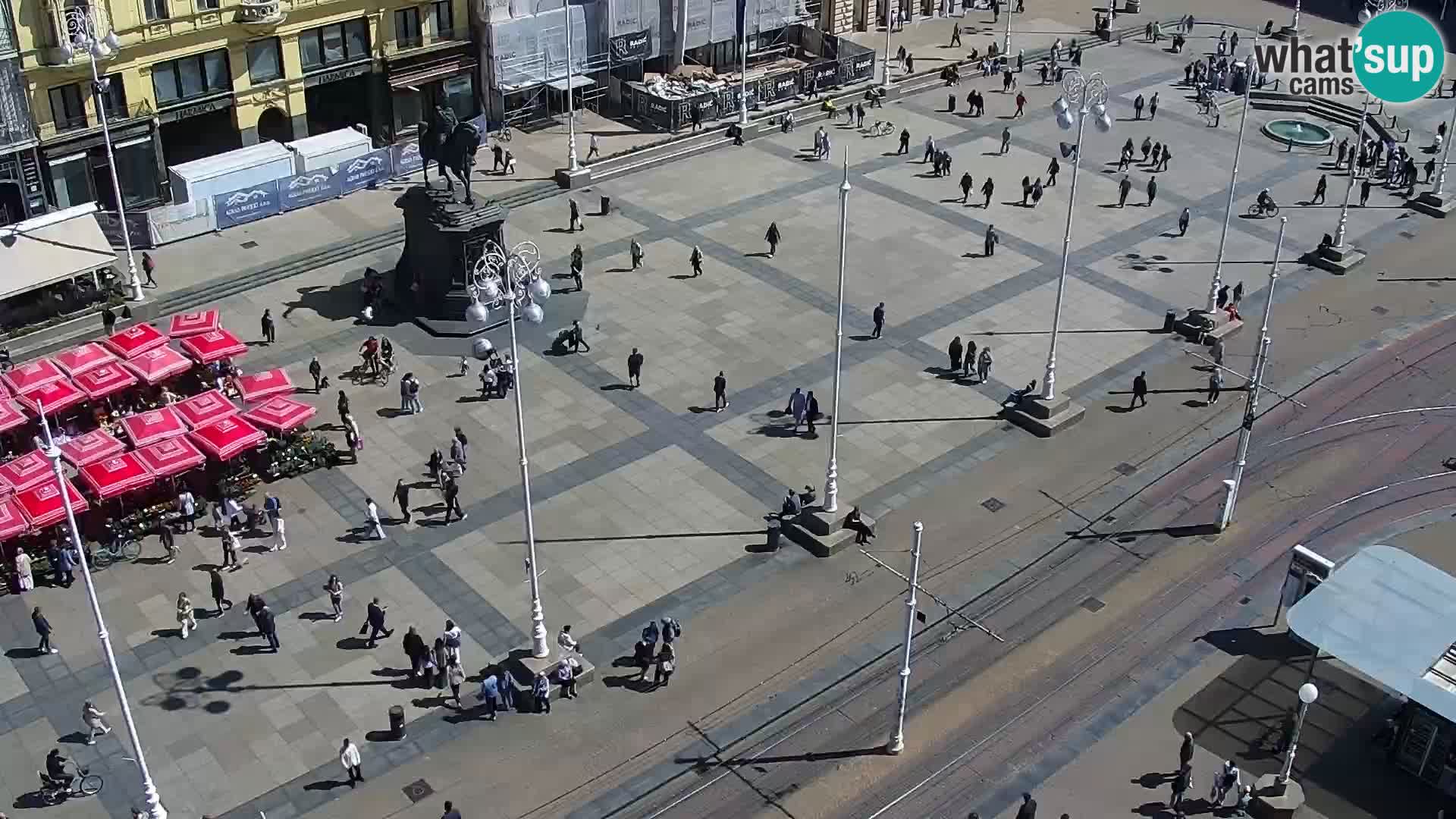 Plaza Ban Jelačić camera en vivo Zagreb – Hotel Dubrovnik