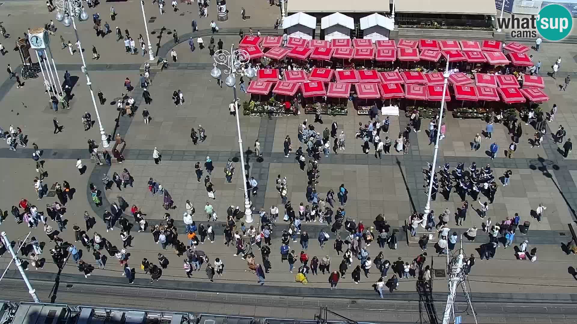 Ban Jelačić Platz  Live webcam Zagreb – Hotel Dubrovnik