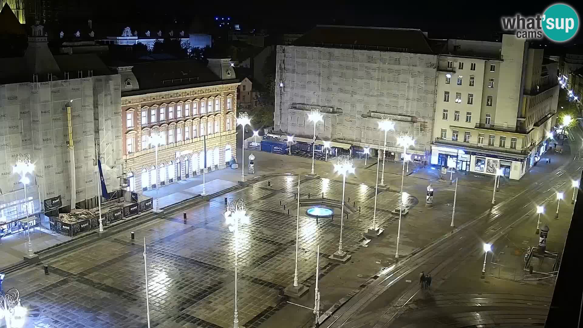 Plaza Ban Jelačić camera en vivo Zagreb – Hotel Dubrovnik