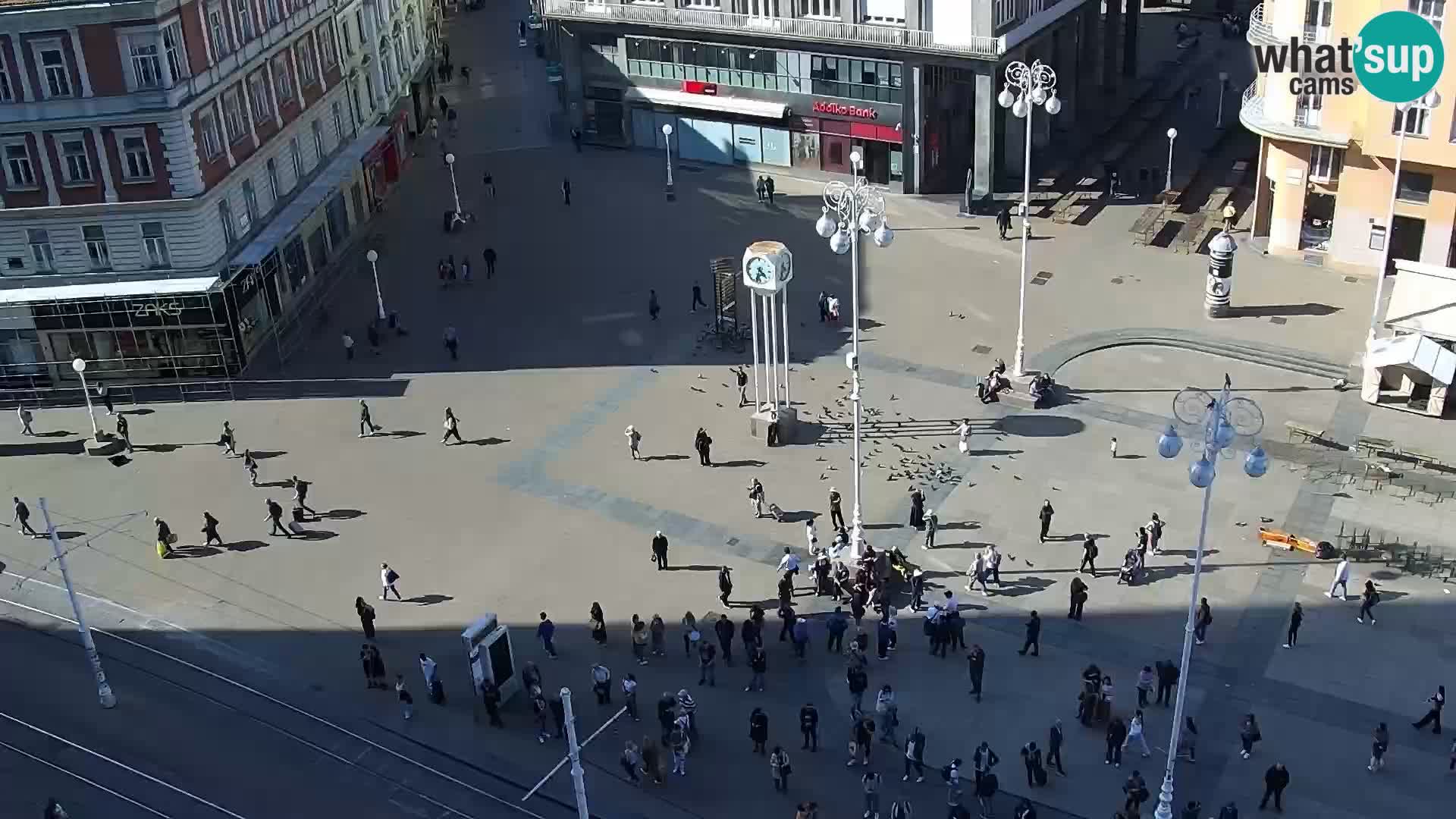 LIVE Webcam Zagreb Hotel Dubrovnik | Ban Jelačić square