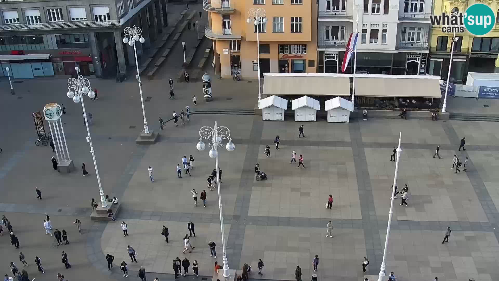 LIVE Webcam Zagreb Hotel Dubrovnik | Ban Jelačić square