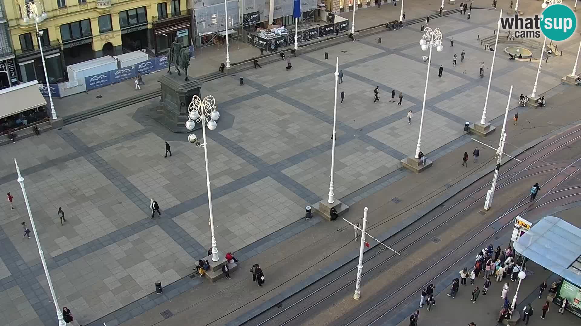 LIVE Webcam Zagreb Hotel Dubrovnik | Ban Jelačić square