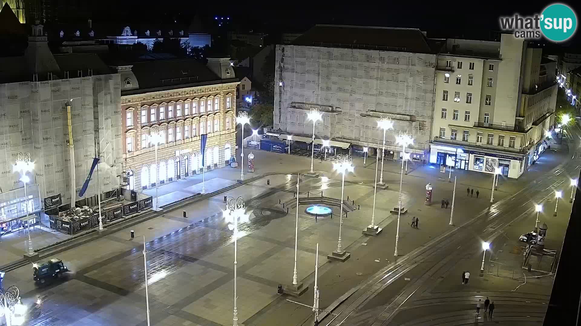 Plaza Ban Jelačić camera en vivo Zagreb – Hotel Dubrovnik