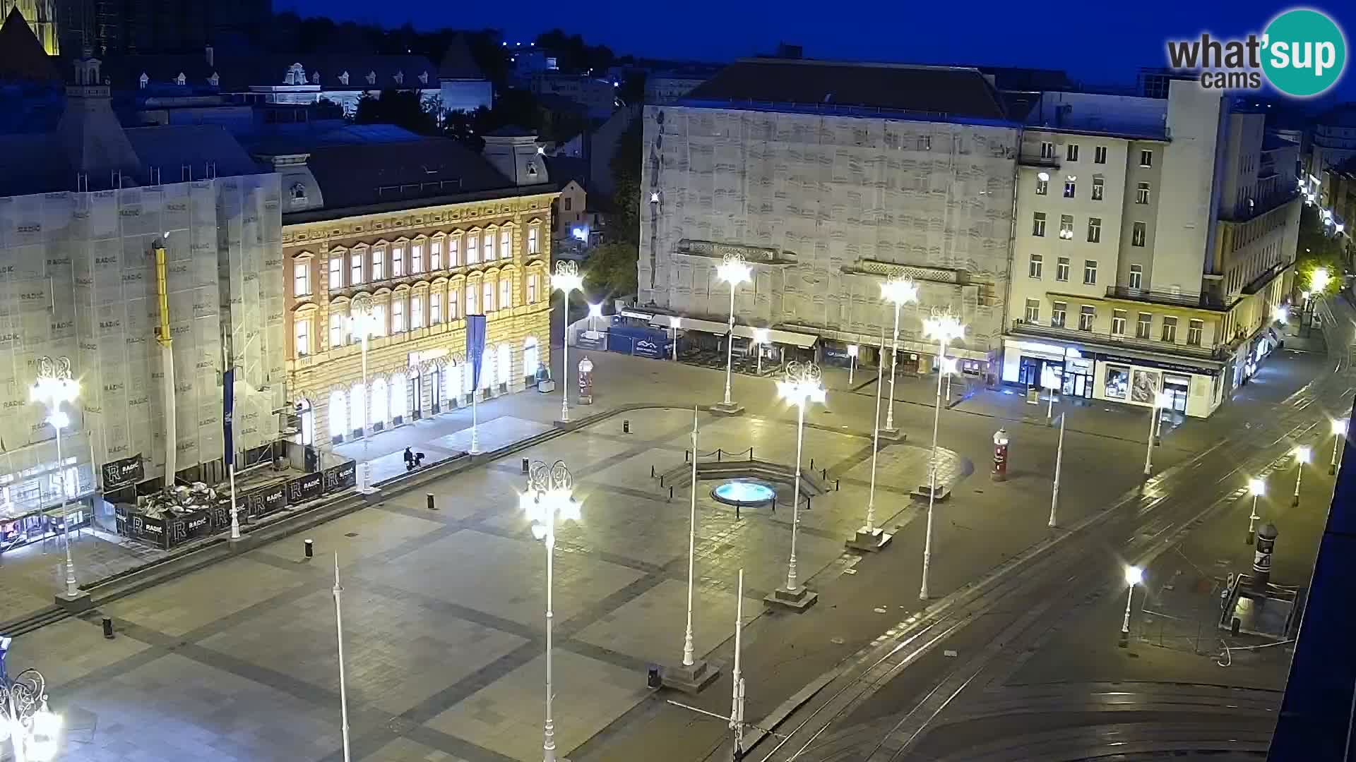 LIVE Webcam Zagreb Hotel Dubrovnik | Ban Jelačić square