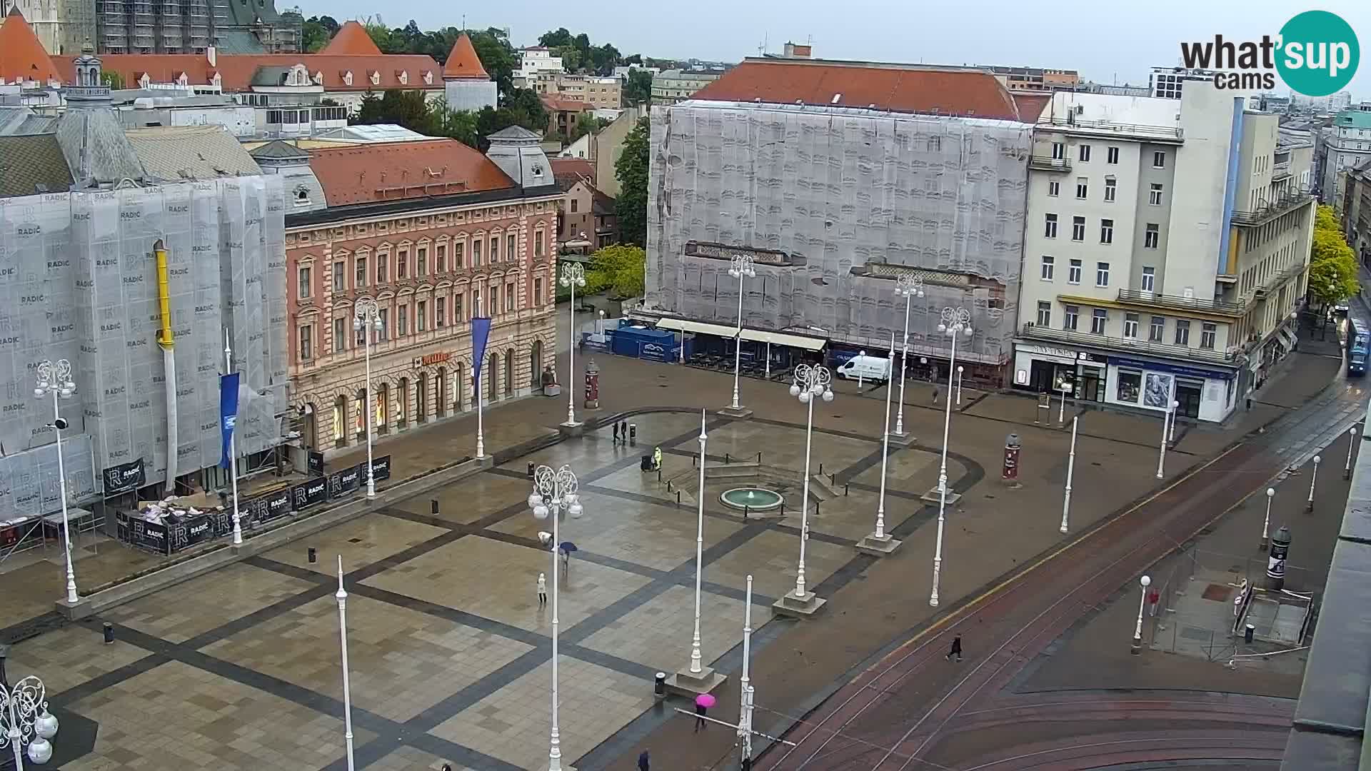 LIVE Webcam Zagreb Hotel Dubrovnik | Ban Jelačić square