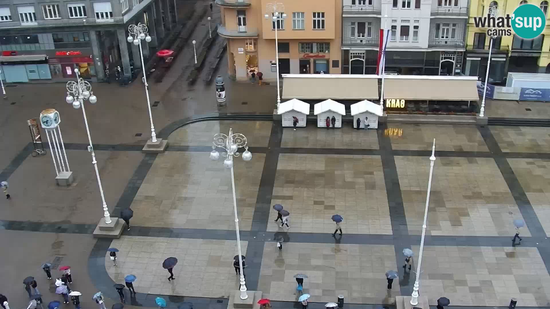 Trg Bana Jelačića web kamera Zagreb – Hotel Dubrovnik