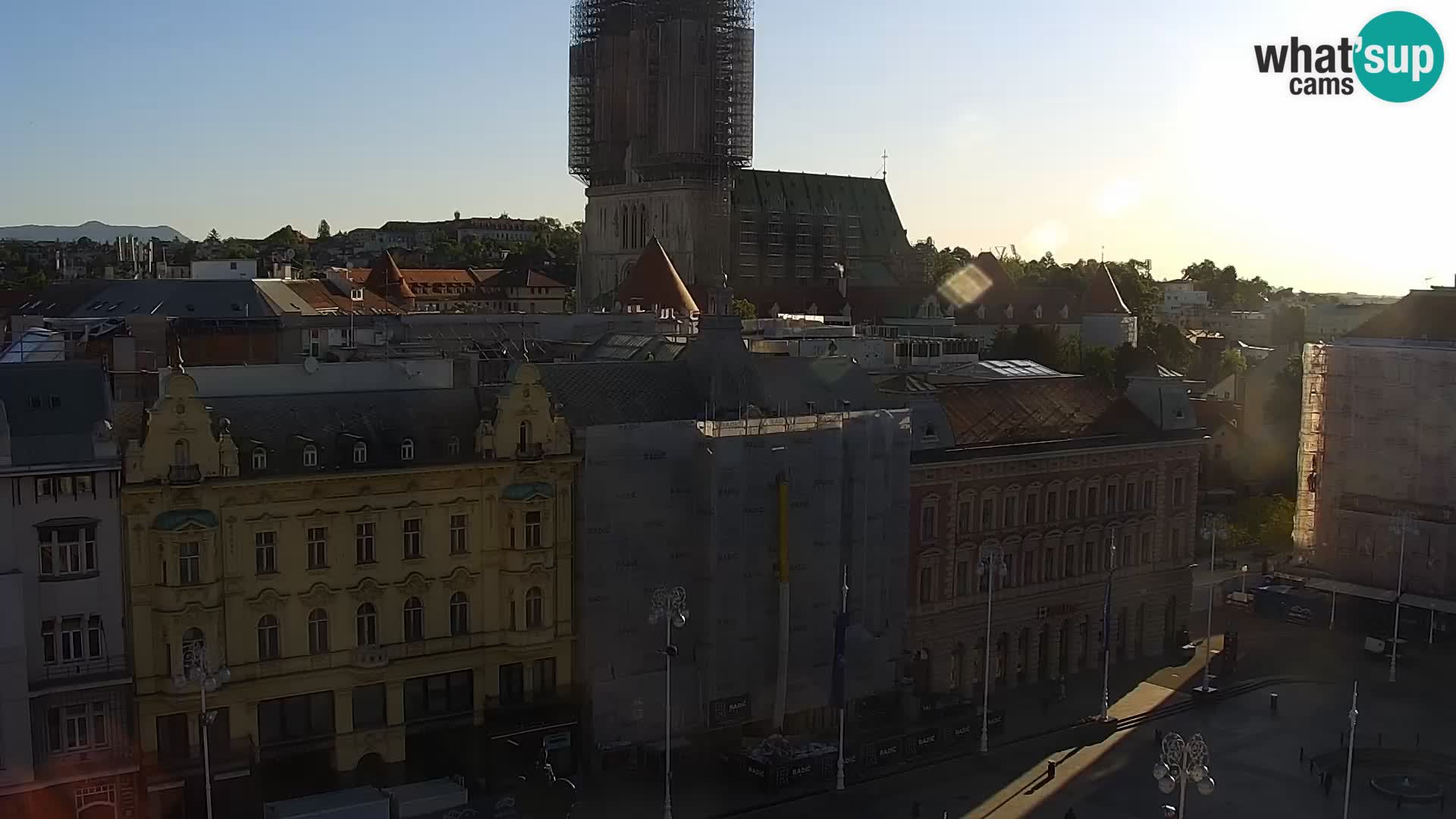 Ban Jelačić Platz  Live webcam Zagreb – Hotel Dubrovnik