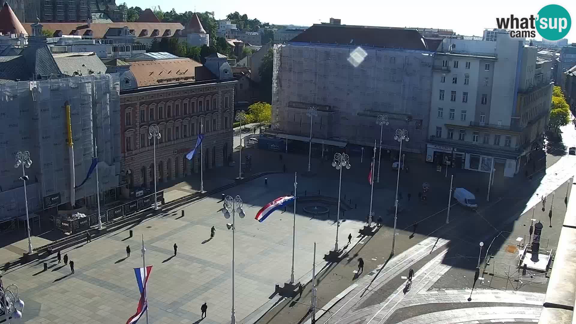 Ban Jelačić Platz  Live webcam Zagreb – Hotel Dubrovnik